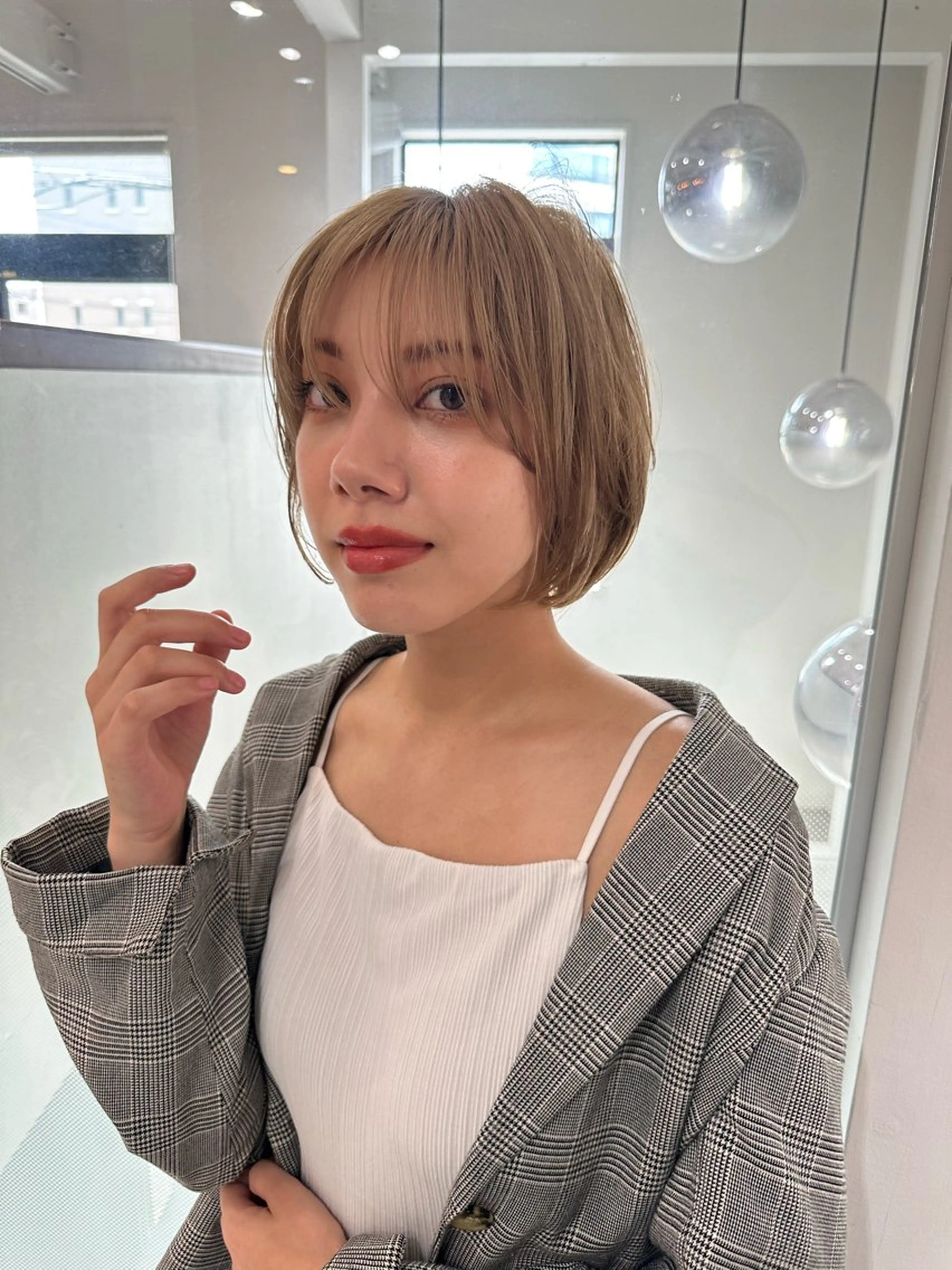 ショート ショートヘア カット ヘアカラー トリートメント ヘッドスパ taiga レイヤー /髪質改善/矯正🌈のヘアスタイル