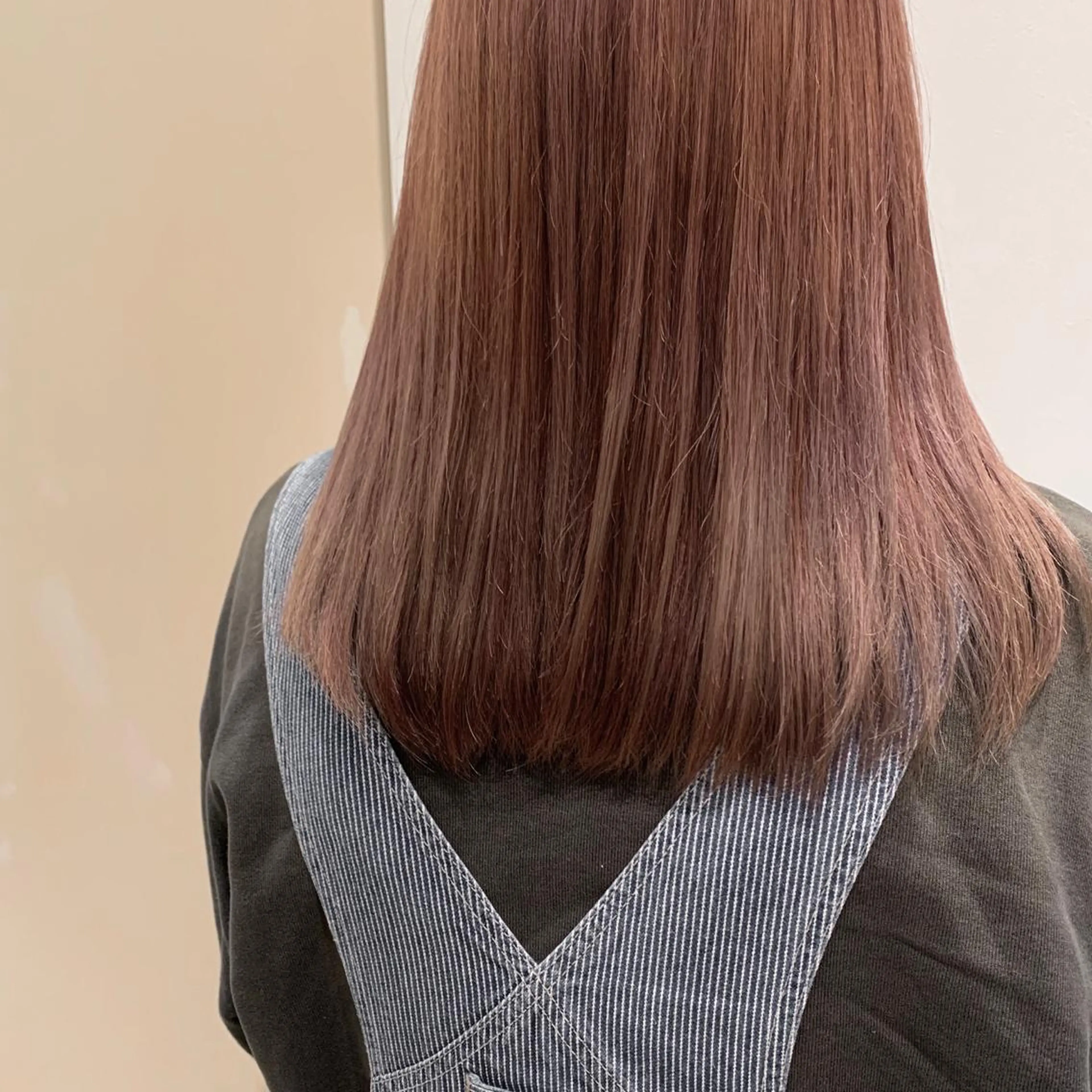 ミディアム カラー 【完全個室】髪質改善 暖色カラー/山崎唯奈のヘアスタイル