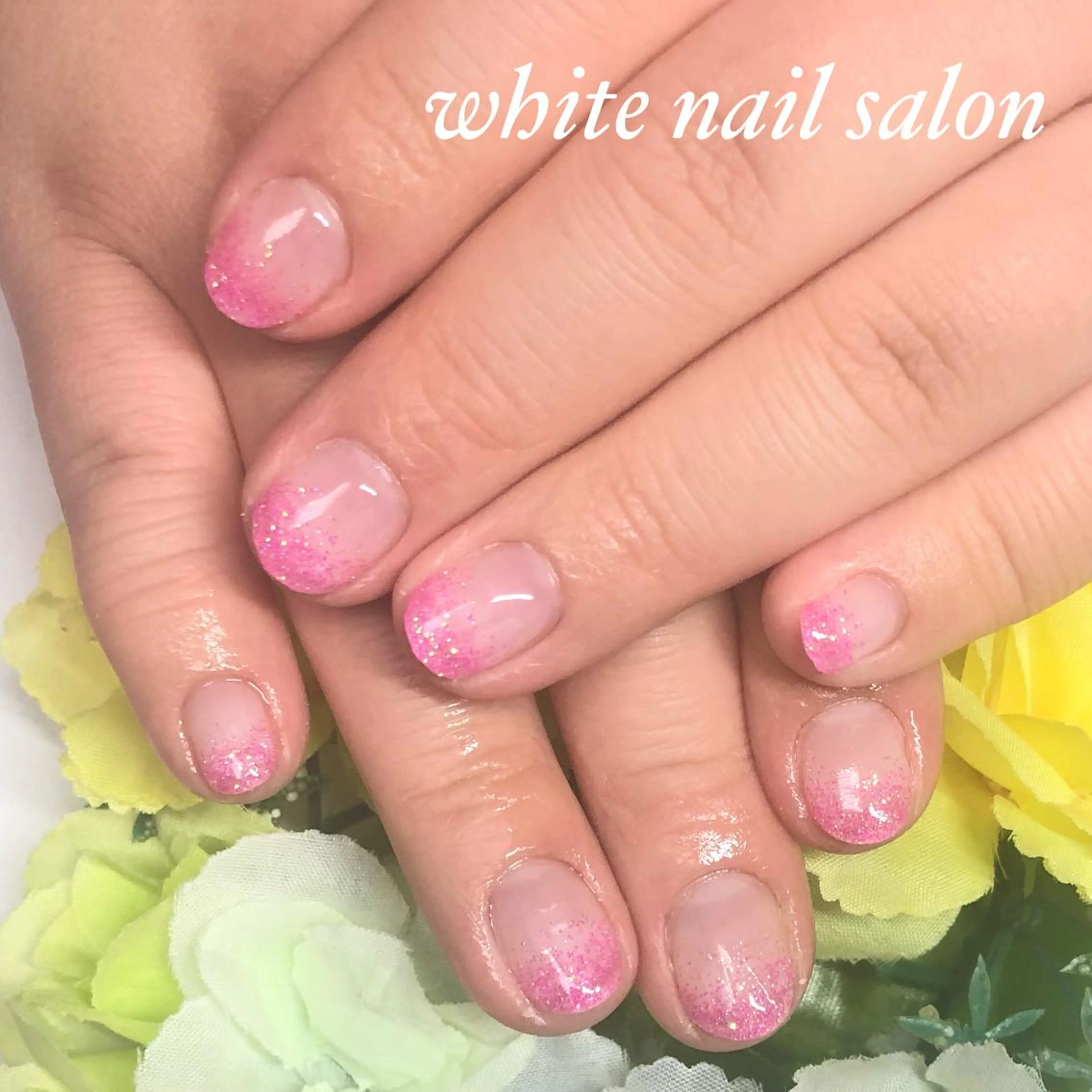 ネイル アートネイル フレンチネイル ジェルネイル ハードジェル 持ち込み white nail salonのネイルデザイン