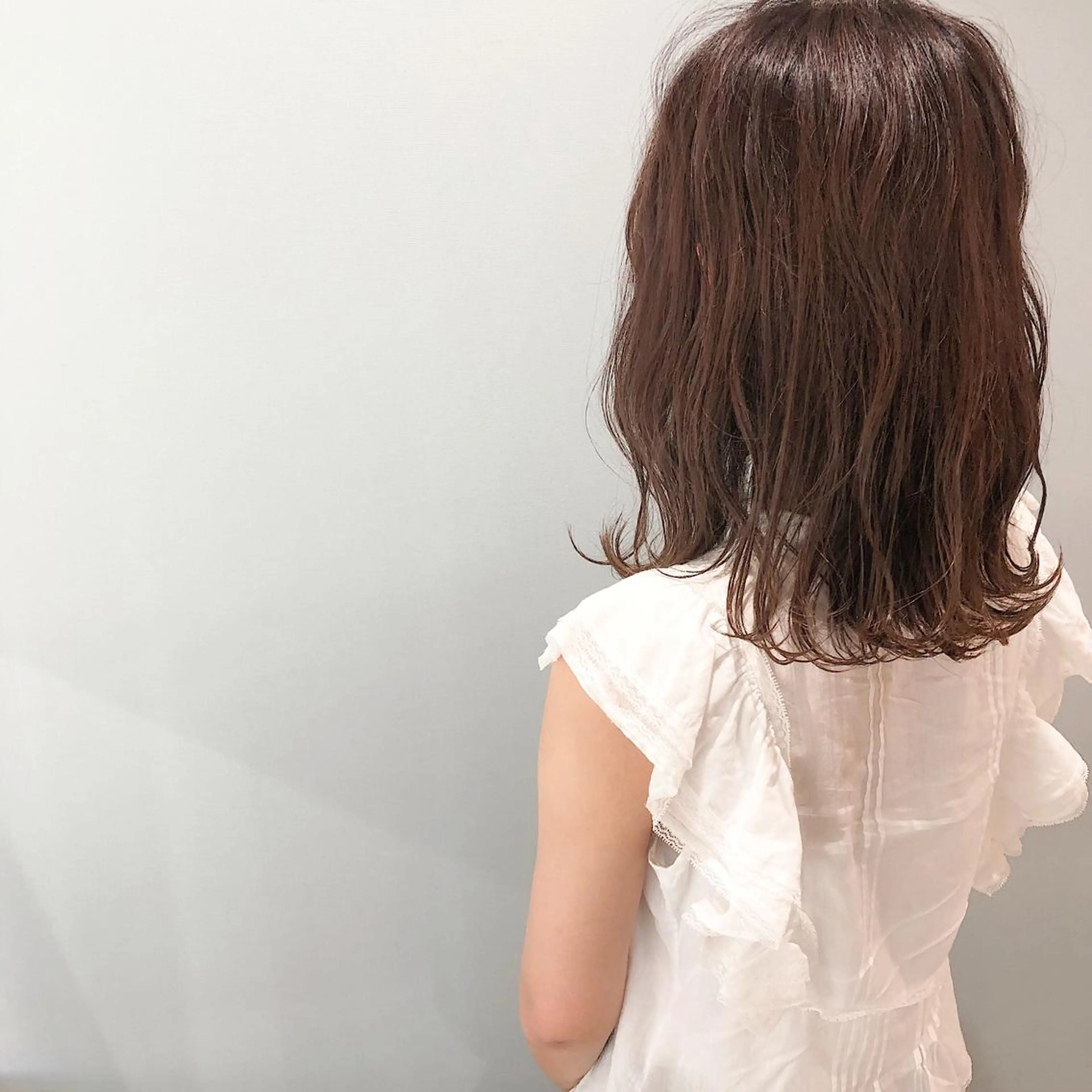 ミディアム カラー 美髪専門サロン kazuのヘアスタイル