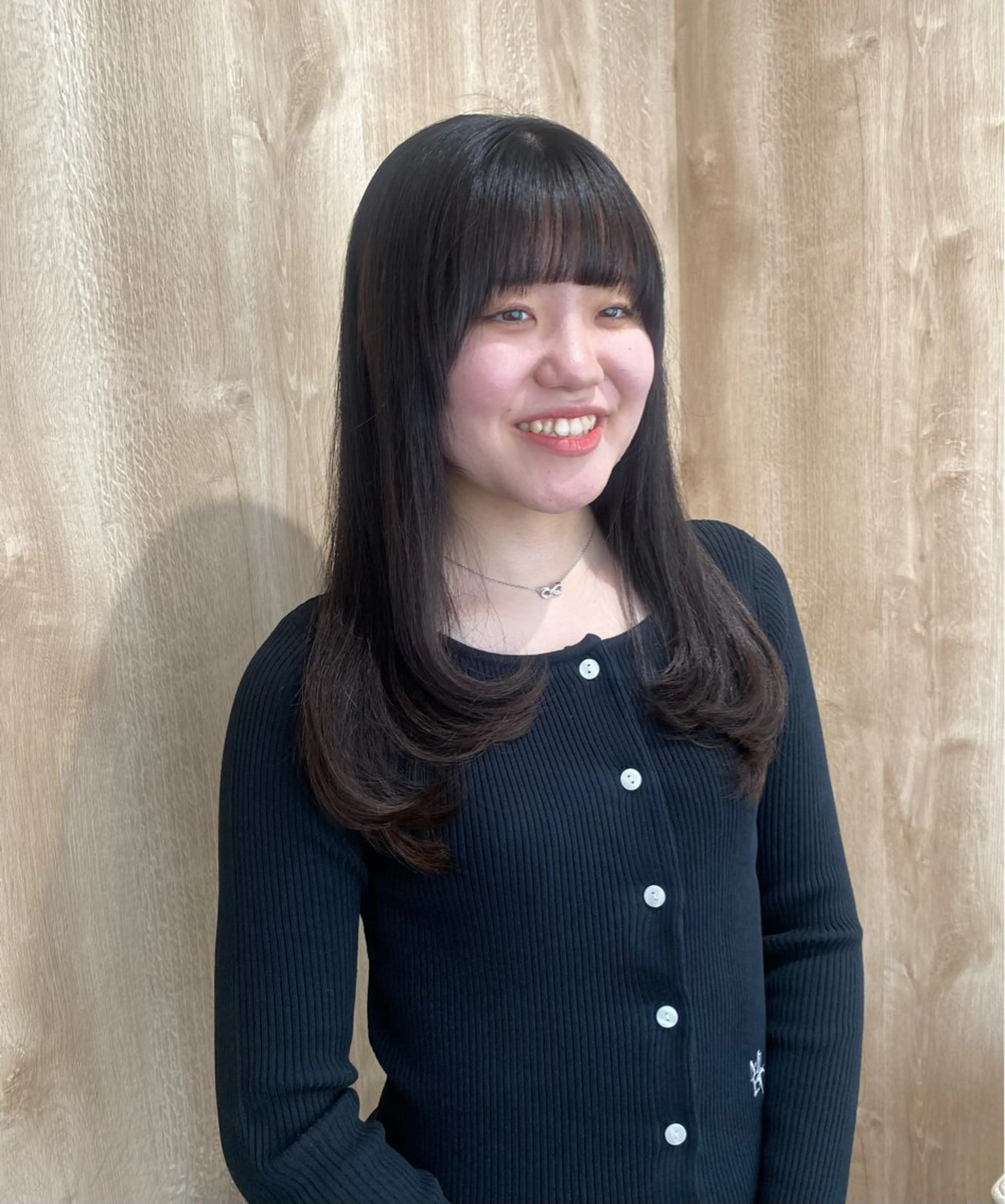 セミロング ヘアカラー 王道かわいい🤍ベー ジュカラー*里々花*のヘアスタイル
