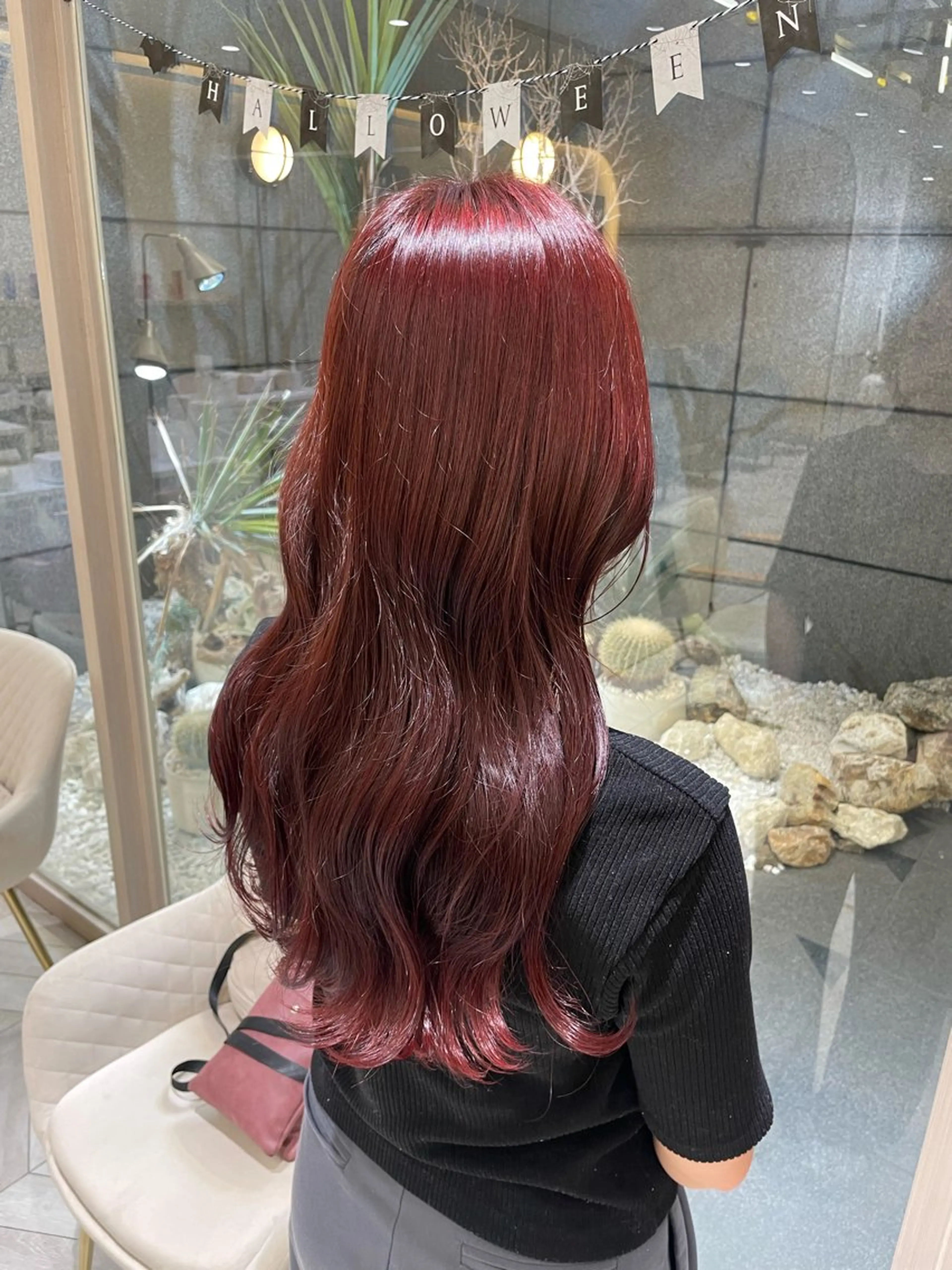 ロング カラー 透明感カラー/ 縮毛矯正/ユイ☆彡のヘアスタイル