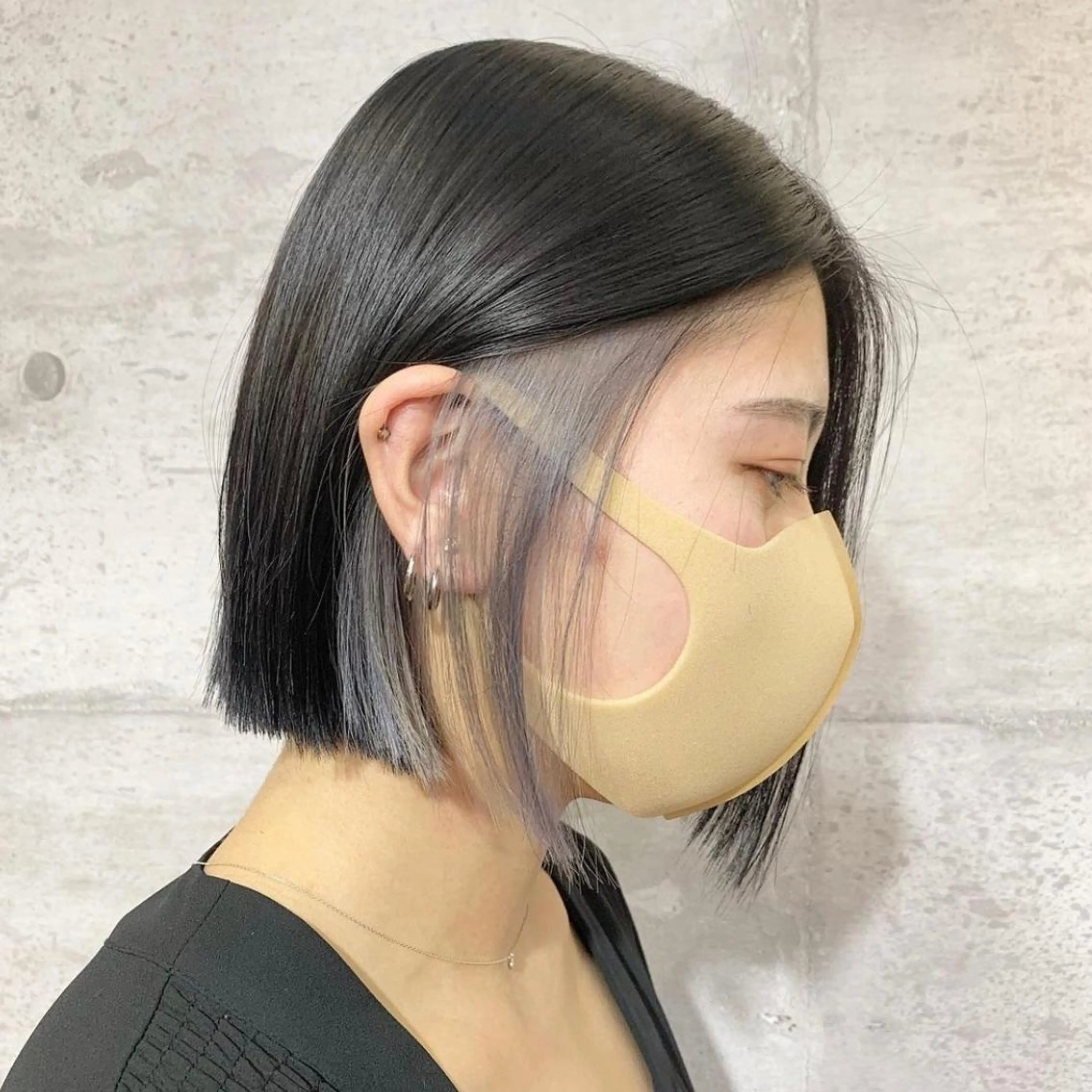 ミディアム カラー インナーカラー 韓国ヘア /男女☘️ 細江 美紅のヘアスタイル