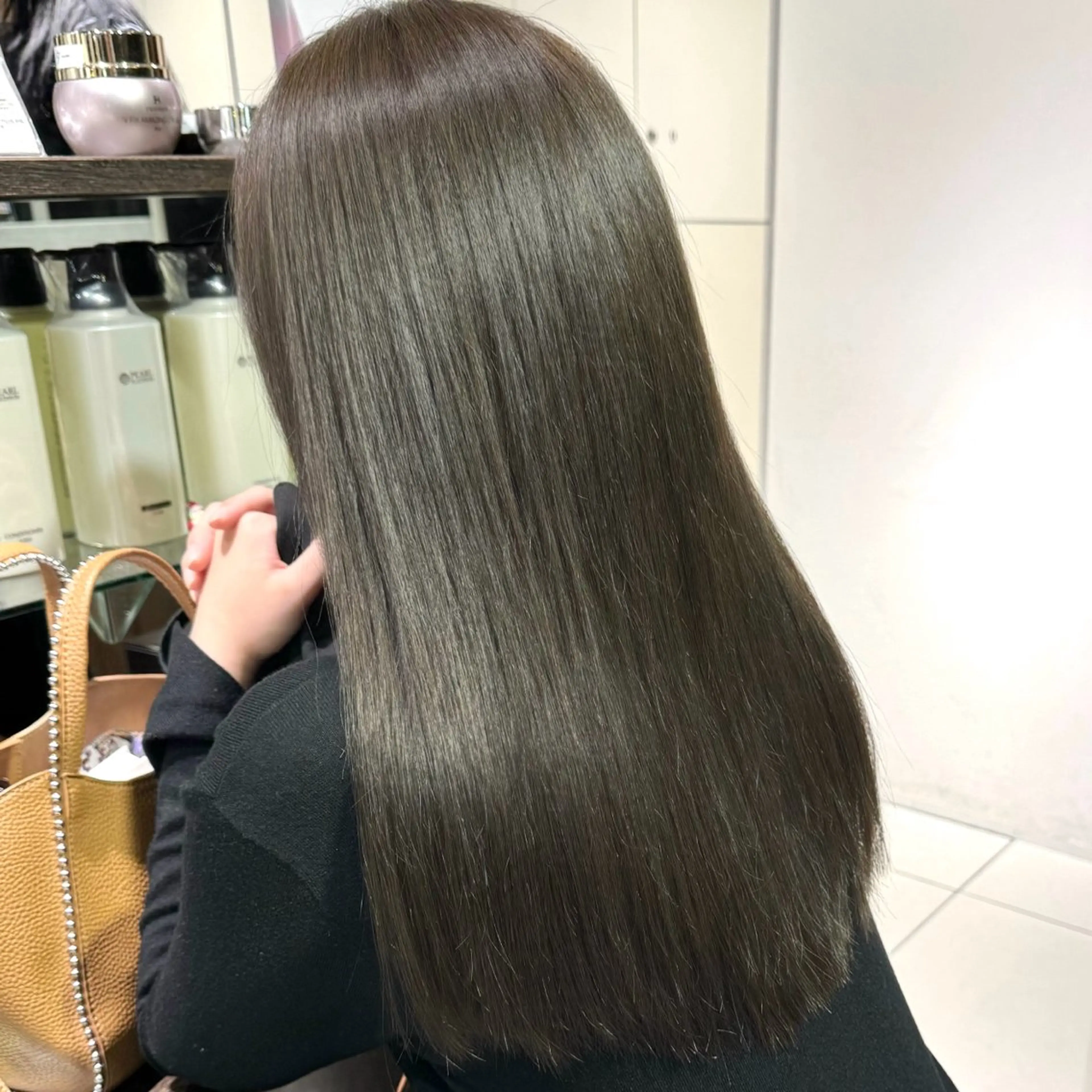 ロング カラー ヘアアレンジ ヘアカラー ブリーチなしカラー /新百合ヶ丘/安形翔のヘアスタイル