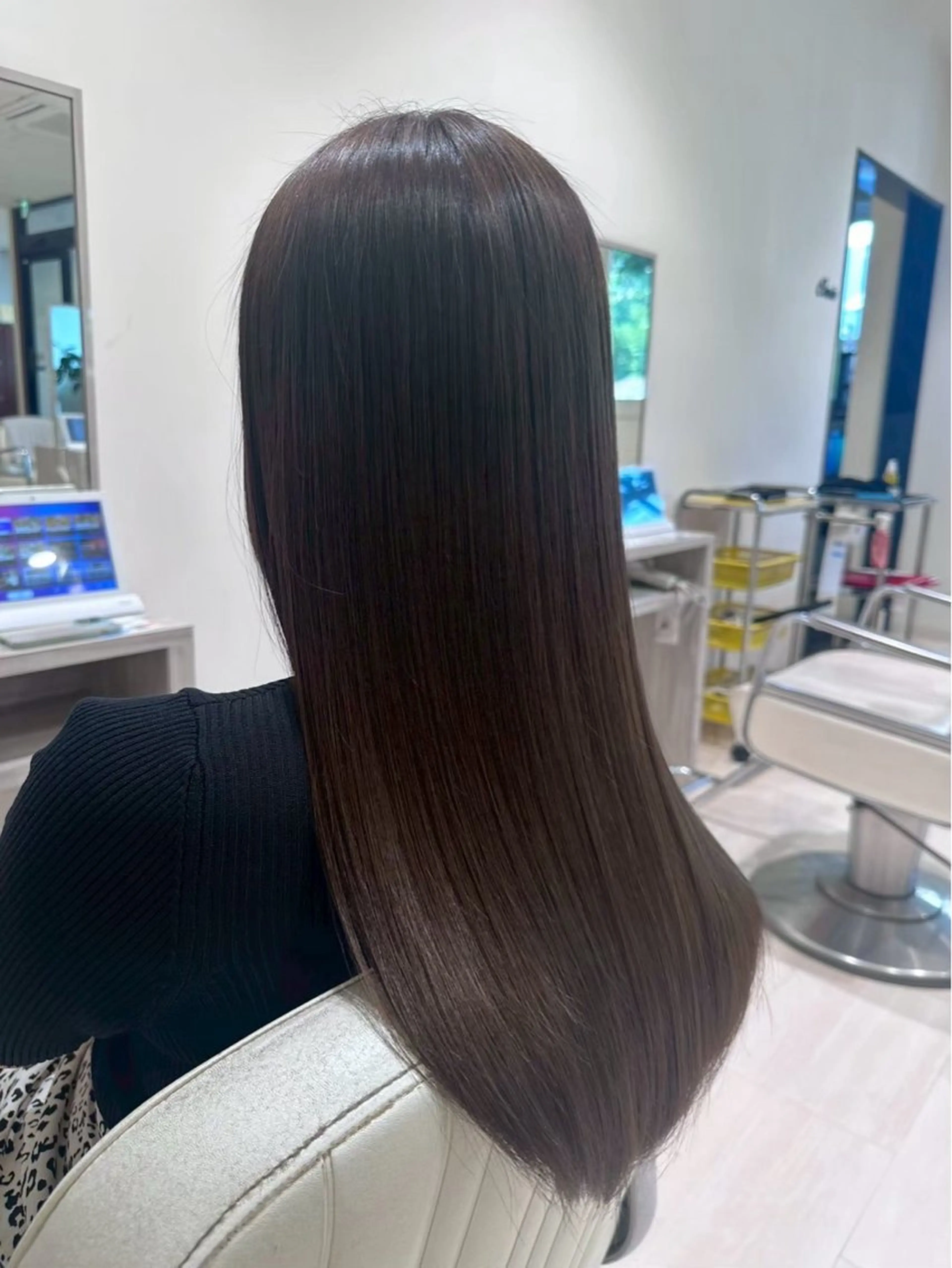 縮毛矯正の写真