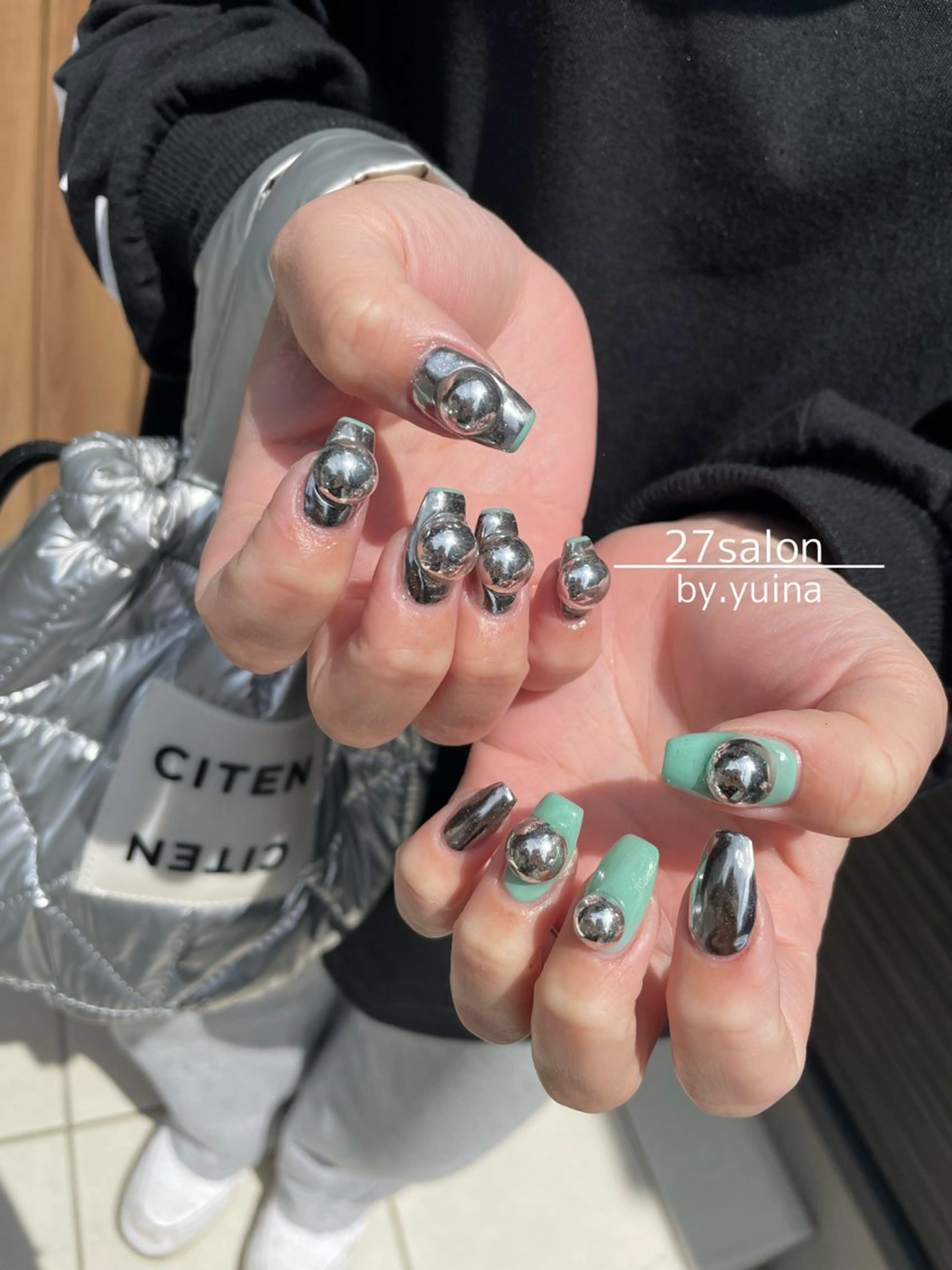 ネイル ニュアンスネイル ハンドネイル 27salon yuinaのネイルデザイン