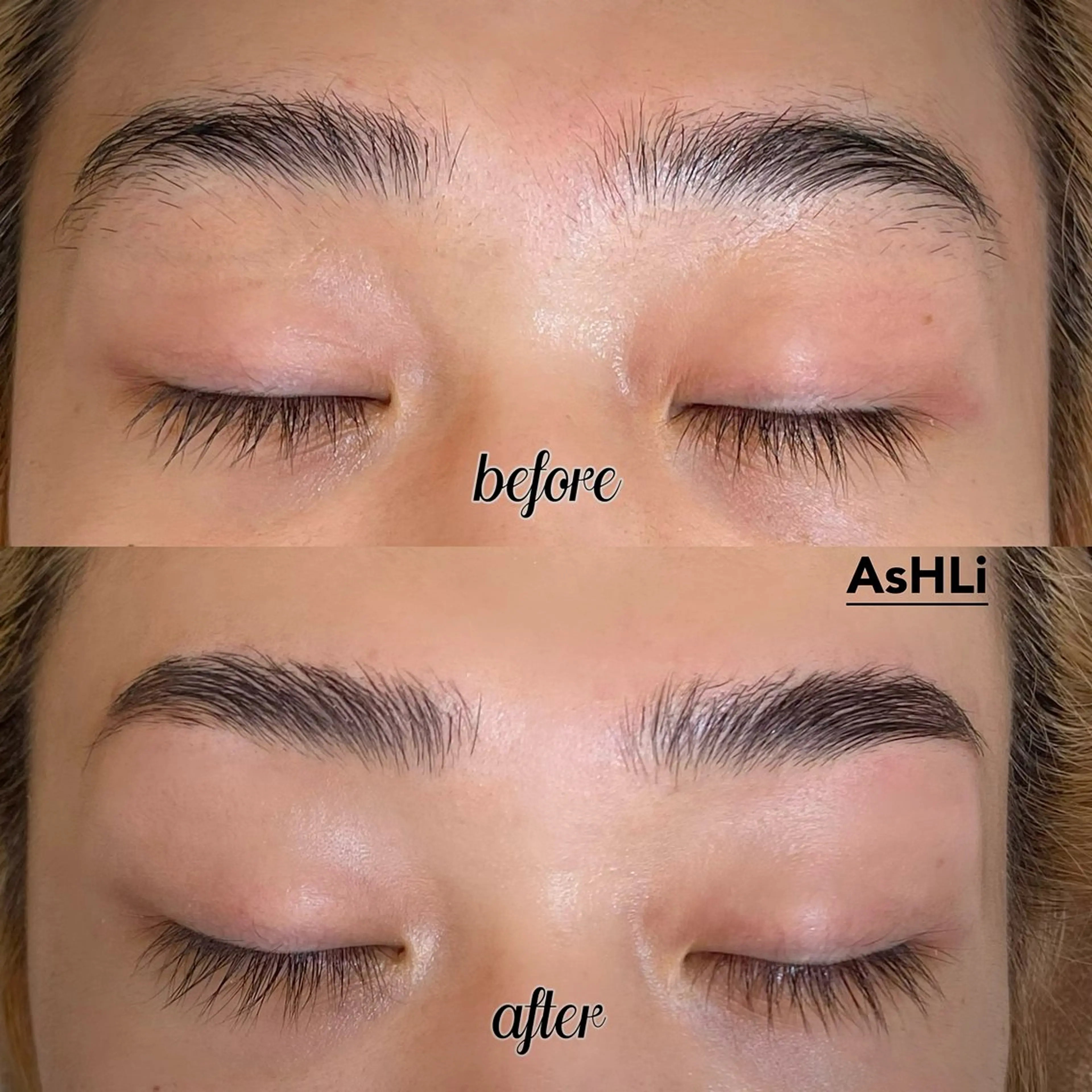 アイブロウ ハリウッドブロウリフト AsHLi 南青山のエステ・リラクイメージ