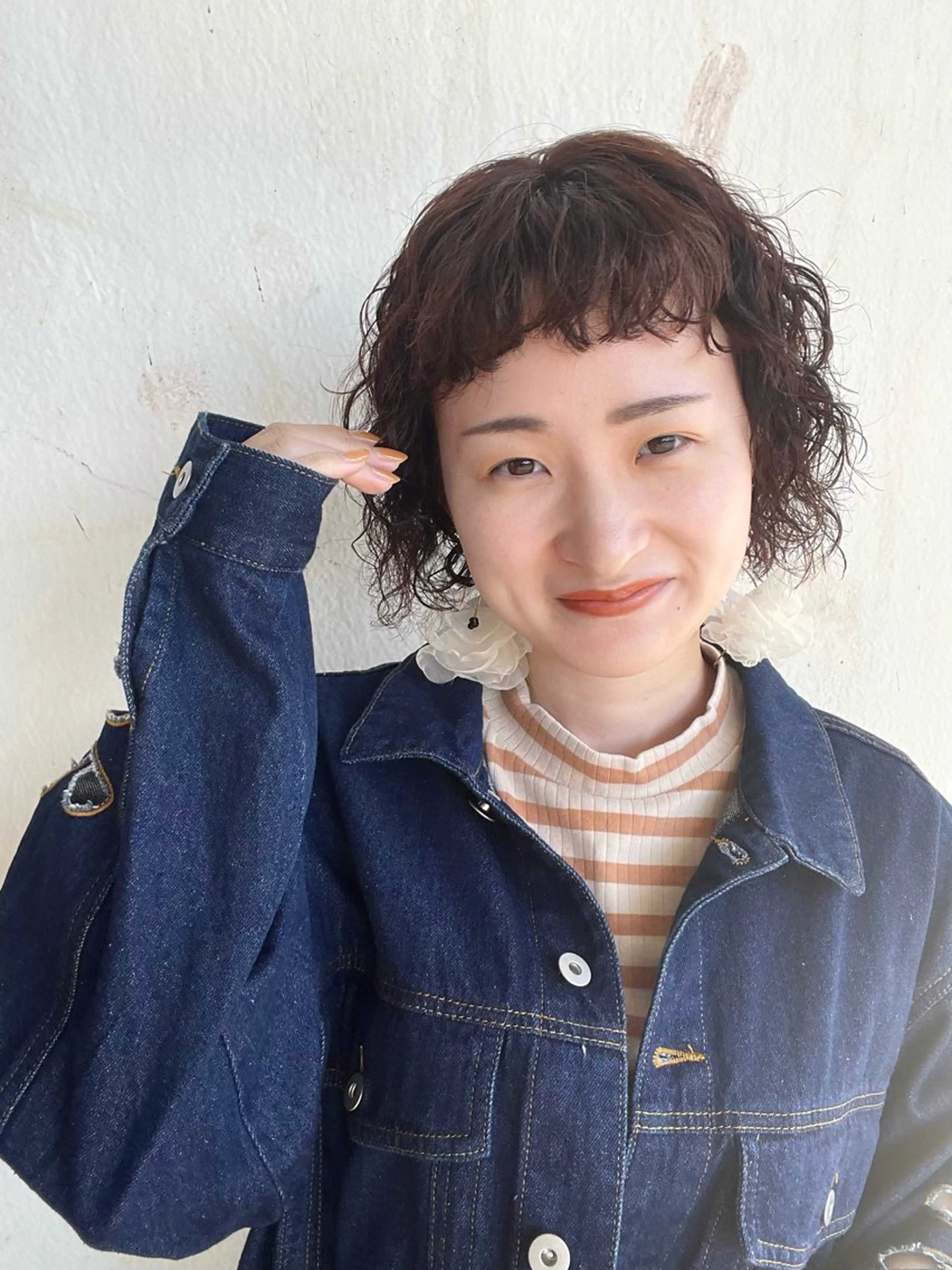 ミディアム カラー ちほ /ボブスタイルのヘアスタイル