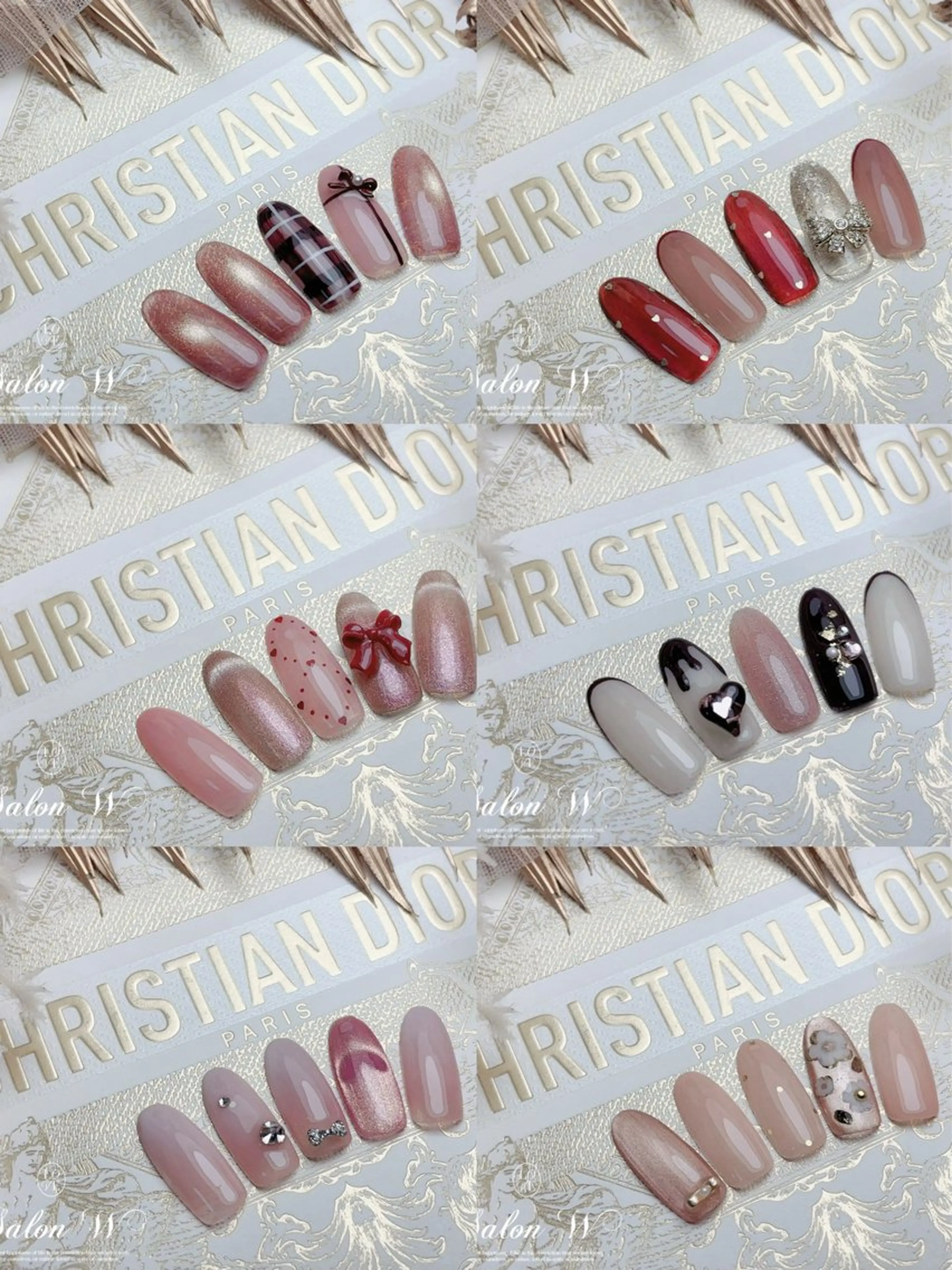 💅🏻2月◎Monthly Design💅🏻季節に合わせたデザインが毎月入替！7種類からお選びいただける◎の写真