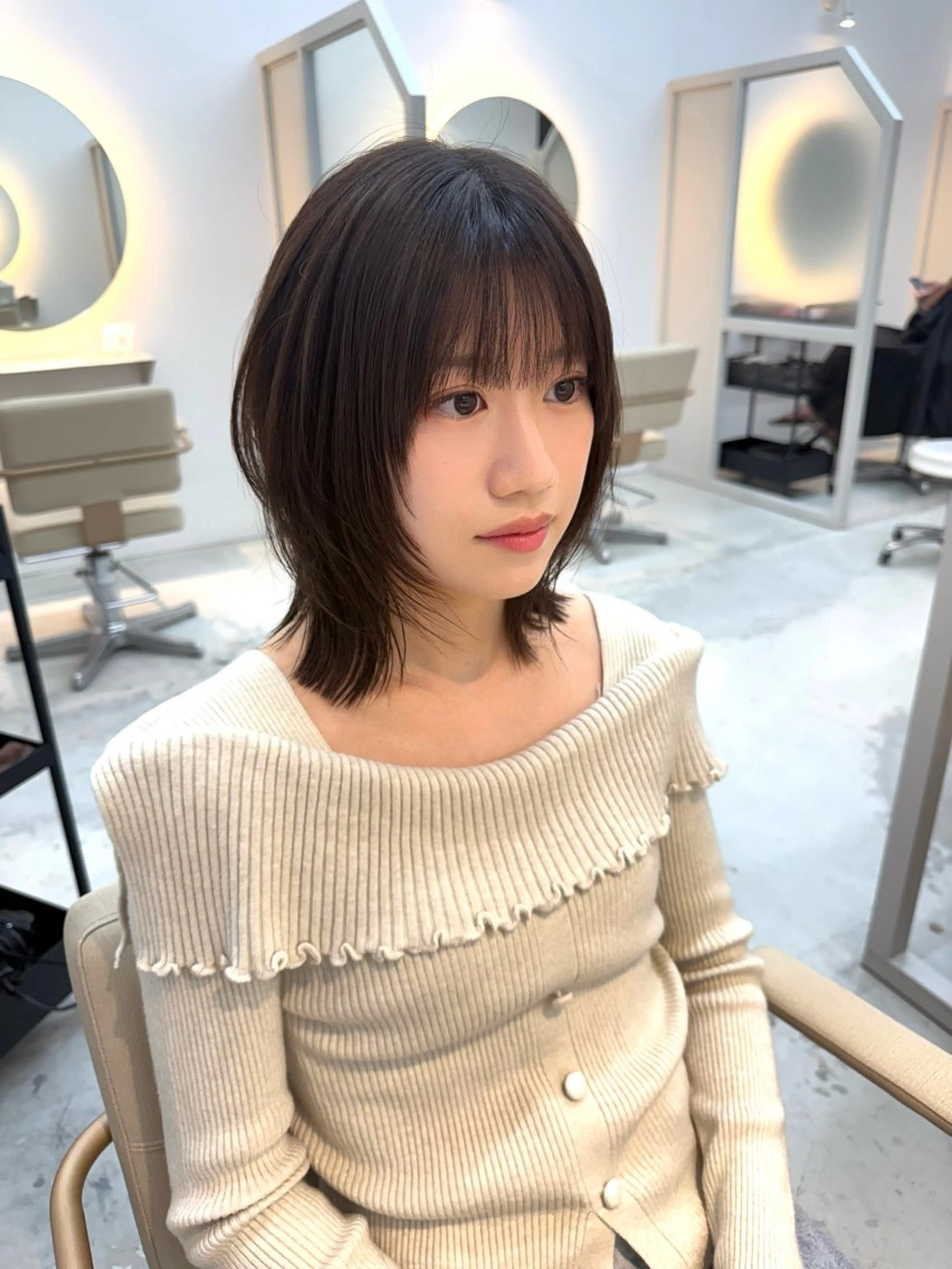 ミディアム カット sida西院/ 原田大希のヘアスタイル