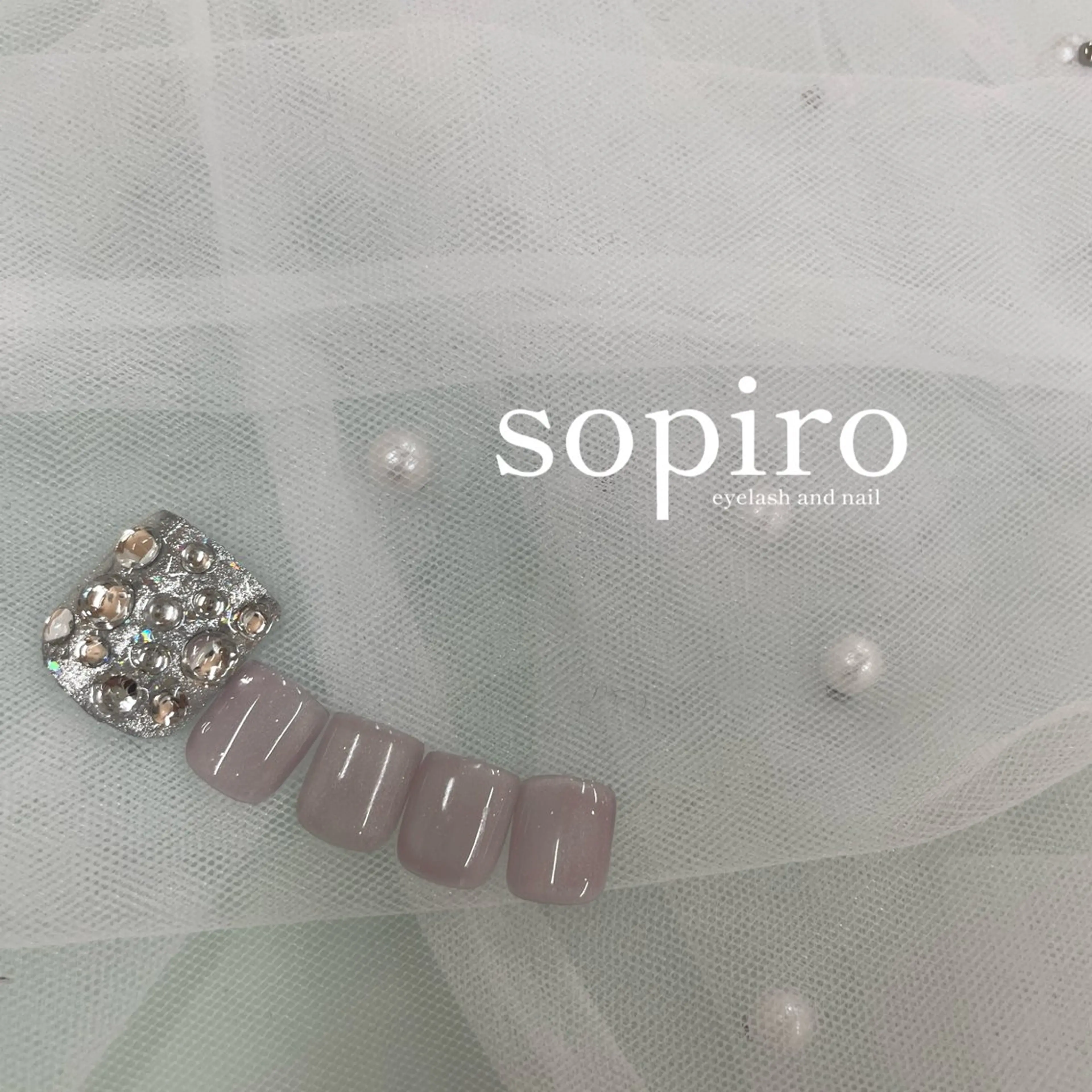 ネイル フットネイル フットネイル sopiro akaneのネイルデザイン