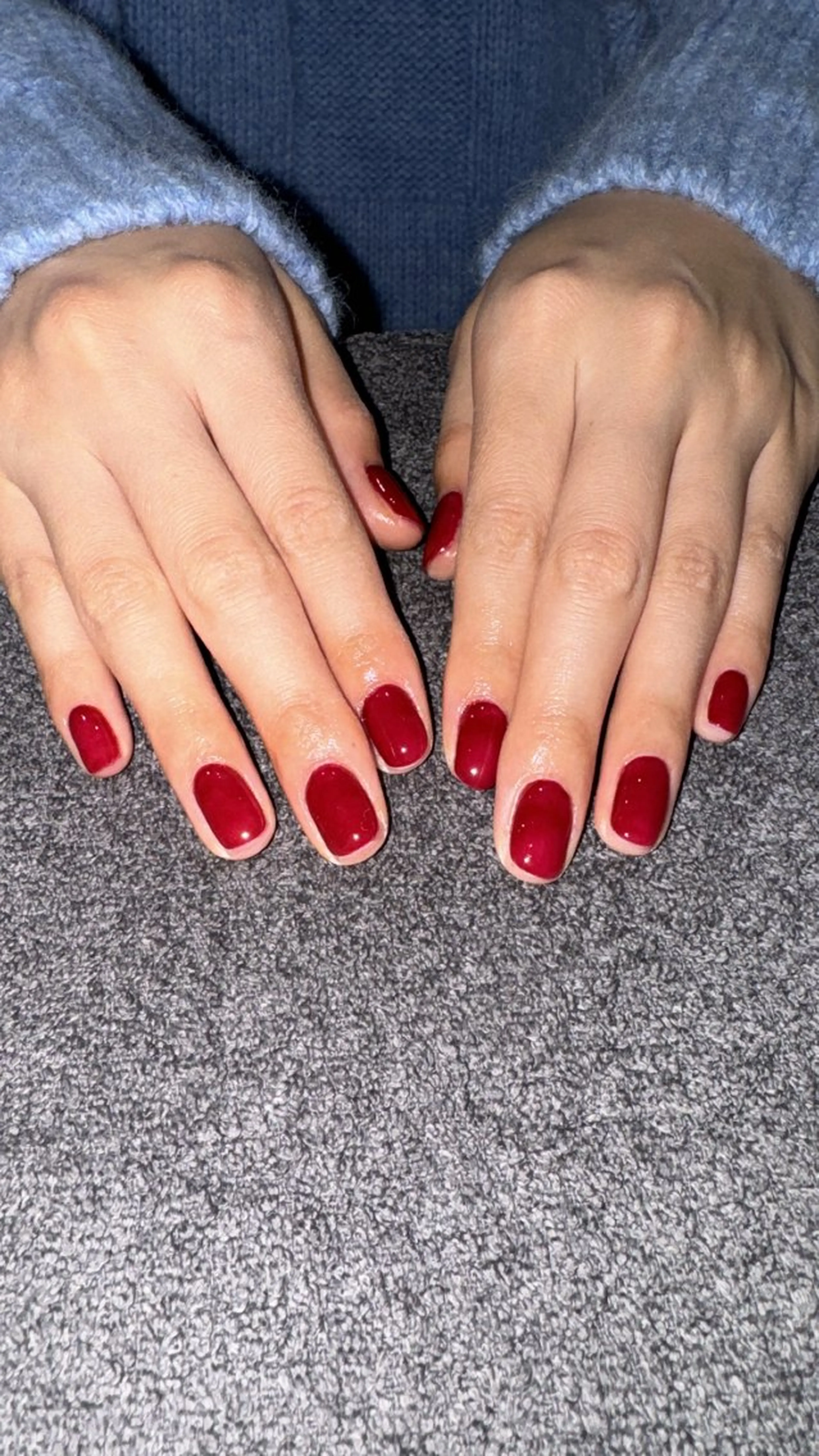 ハンドネイル「ワンカラー」　　　　　　　　　　　　　　　　気持ちまで整う、シンプルネイル時間💅✨の写真