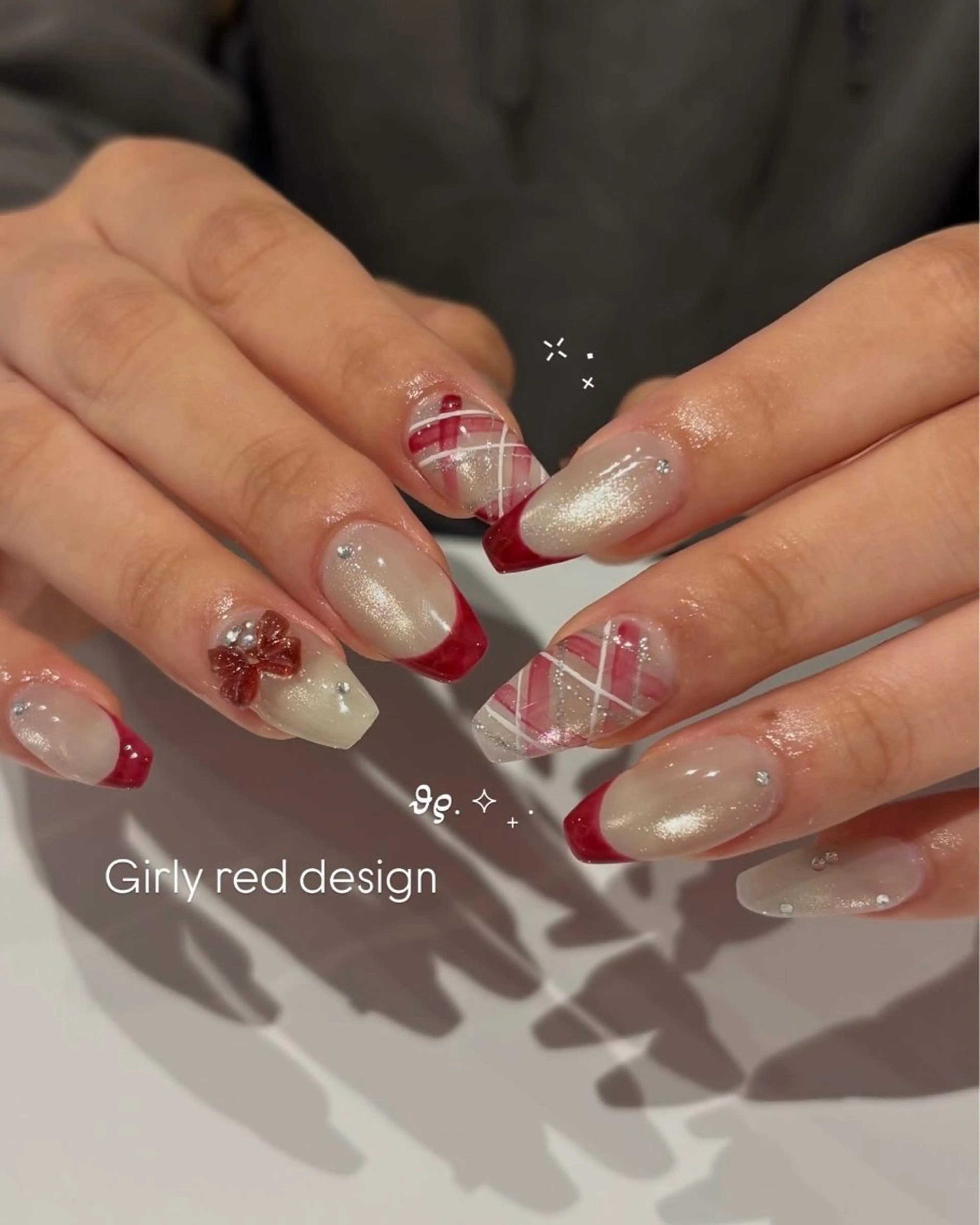 ネイル リボン Ballie/ Mizukiのネイルデザイン