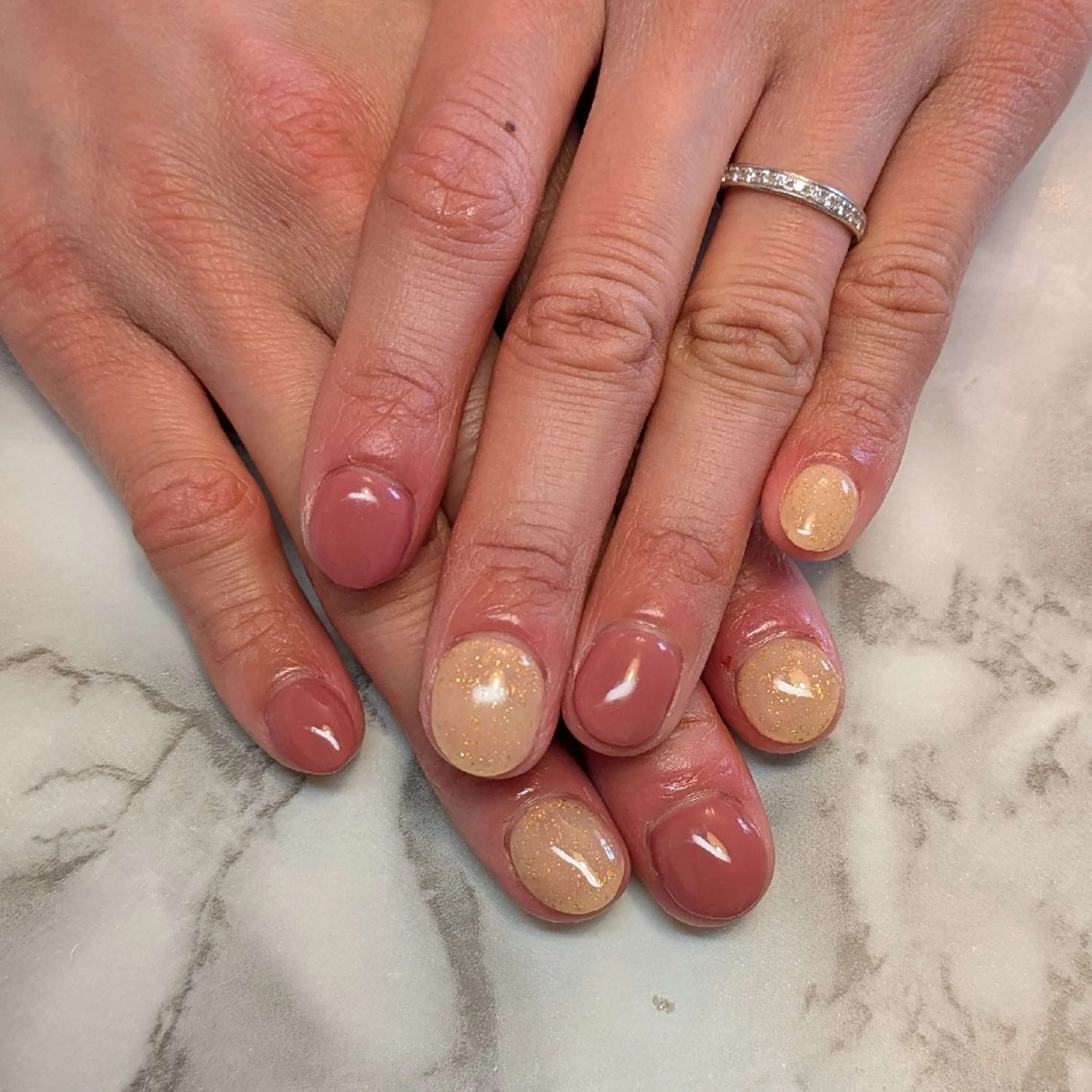 ネイル シンプルネイル ジェヌインネイル 河内のネイルデザイン