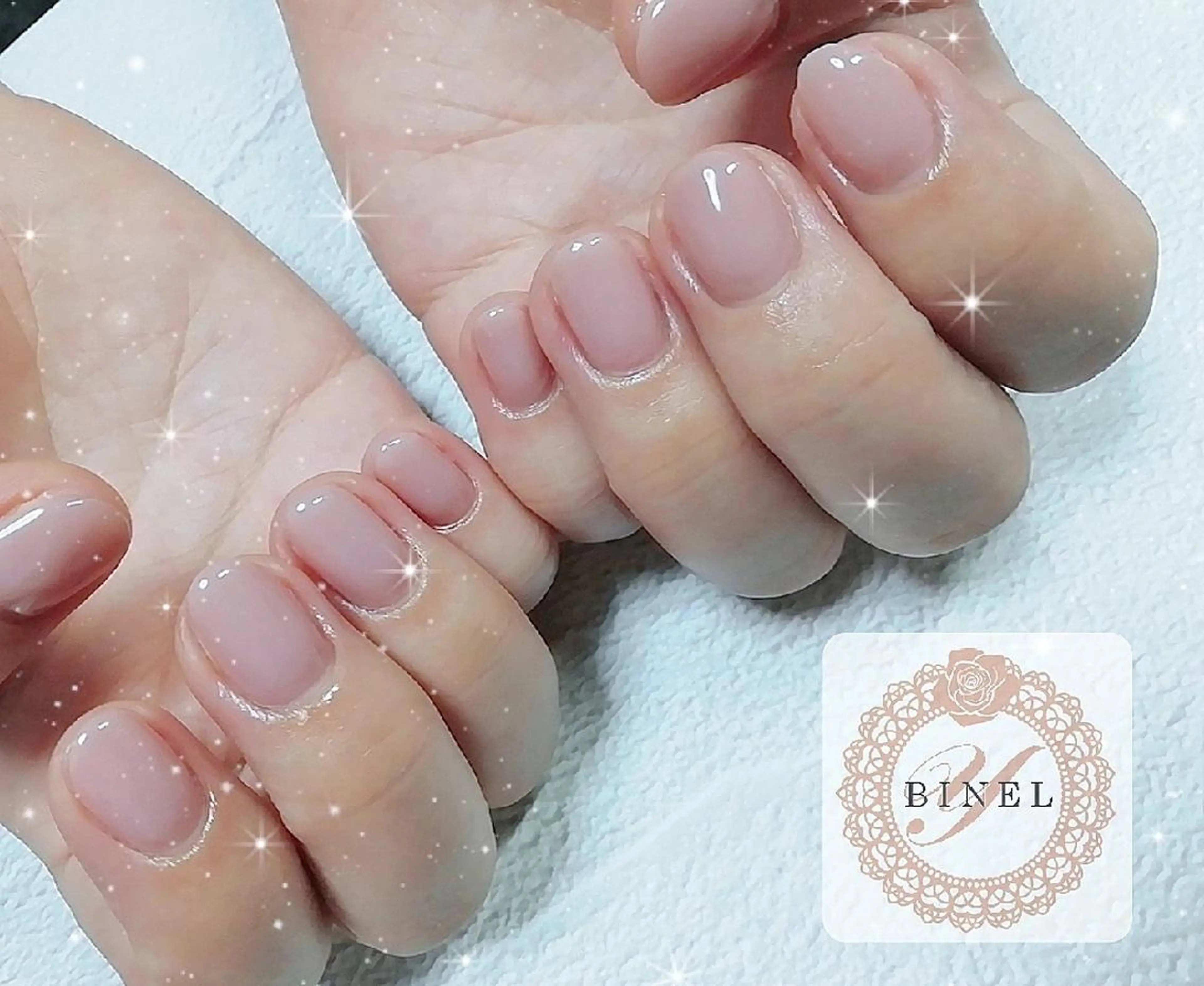 ネイル オフィスネイル ワンカラーネイル ハンドネイル Nail Salon Y.BINELのネイルデザイン