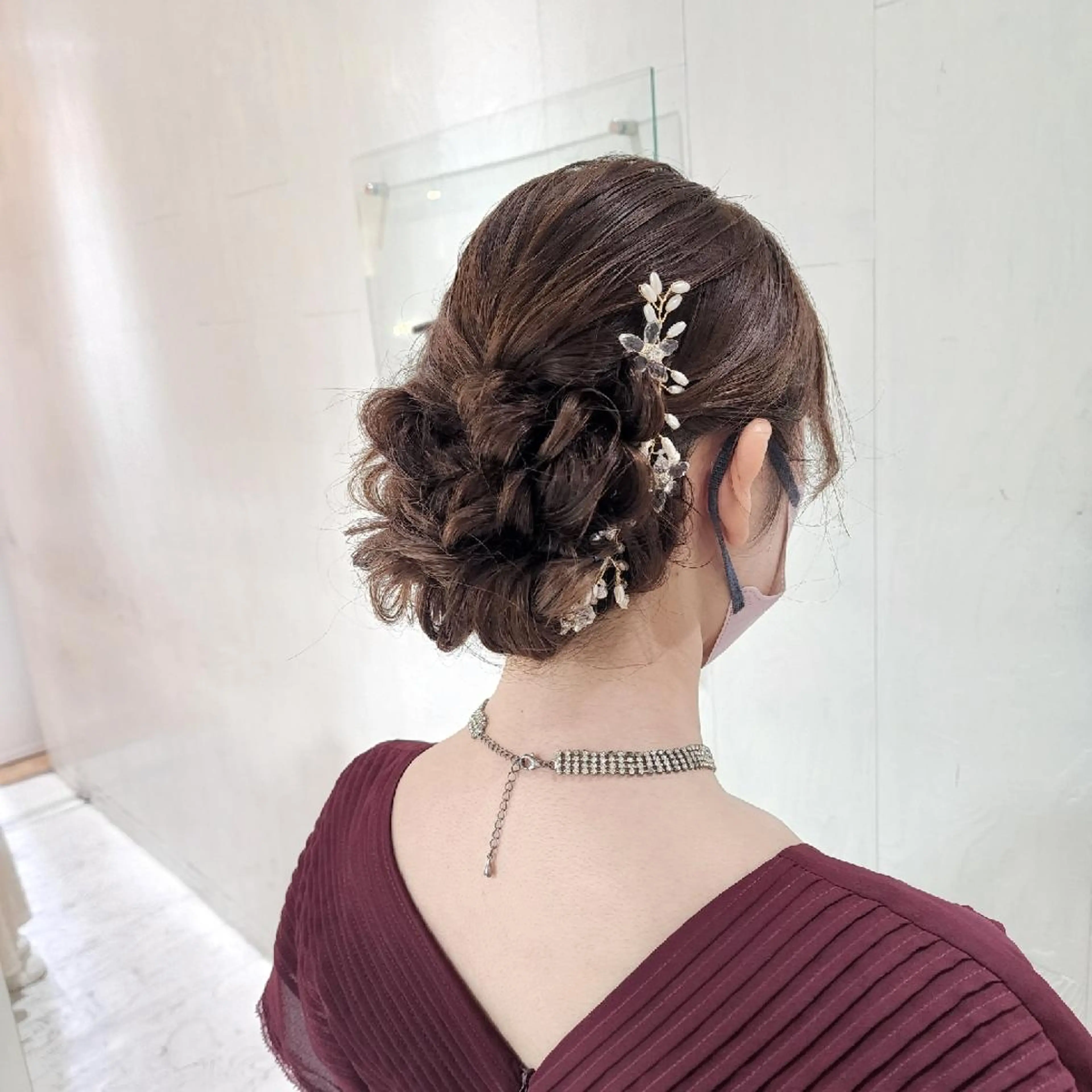 ミディアム ヘアアレンジ レイヤーカット/ ウルフカット/大橋 のヘアスタイル