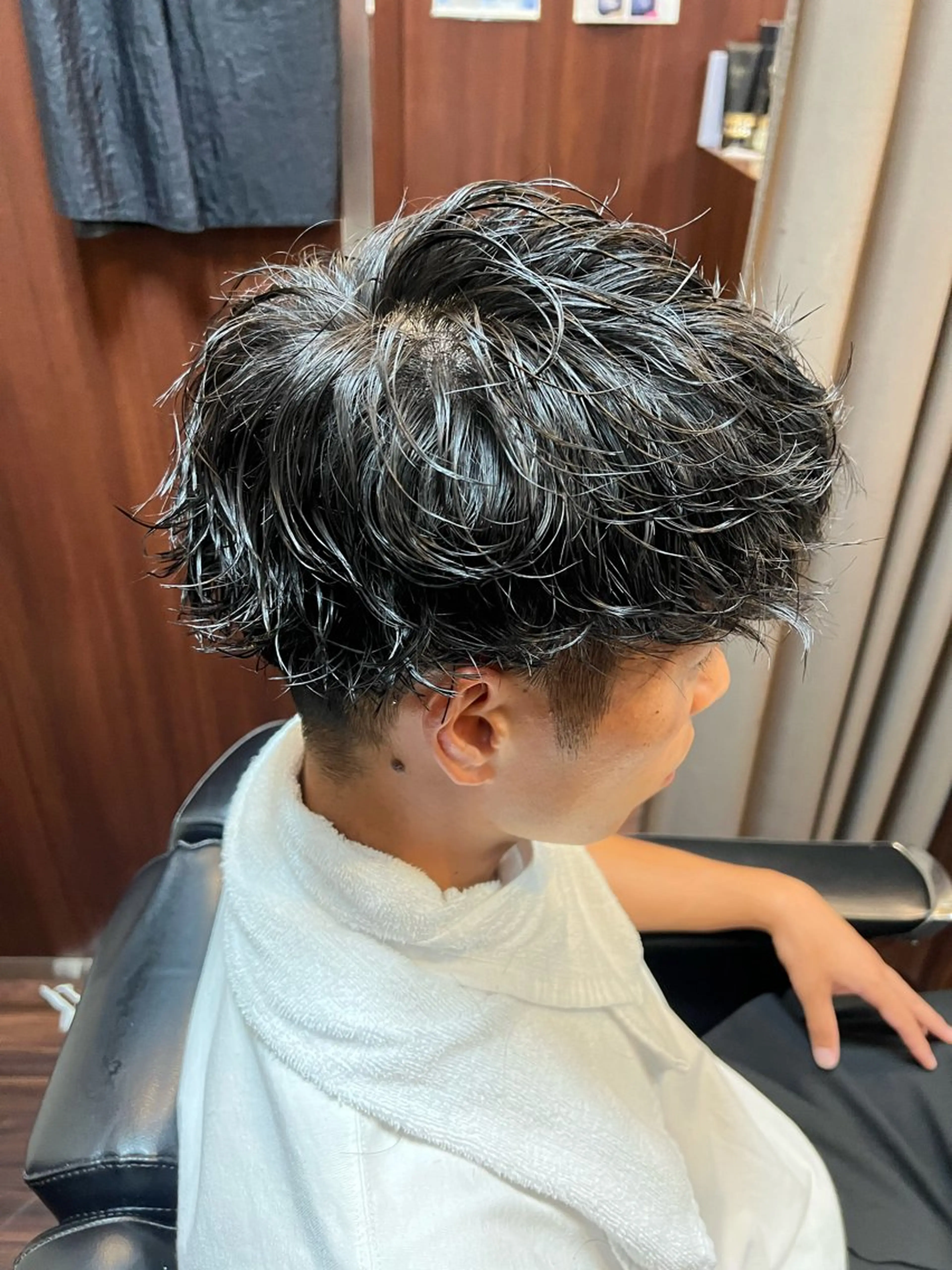 ショート カット パーマ 吉田 一希のヘアスタイル