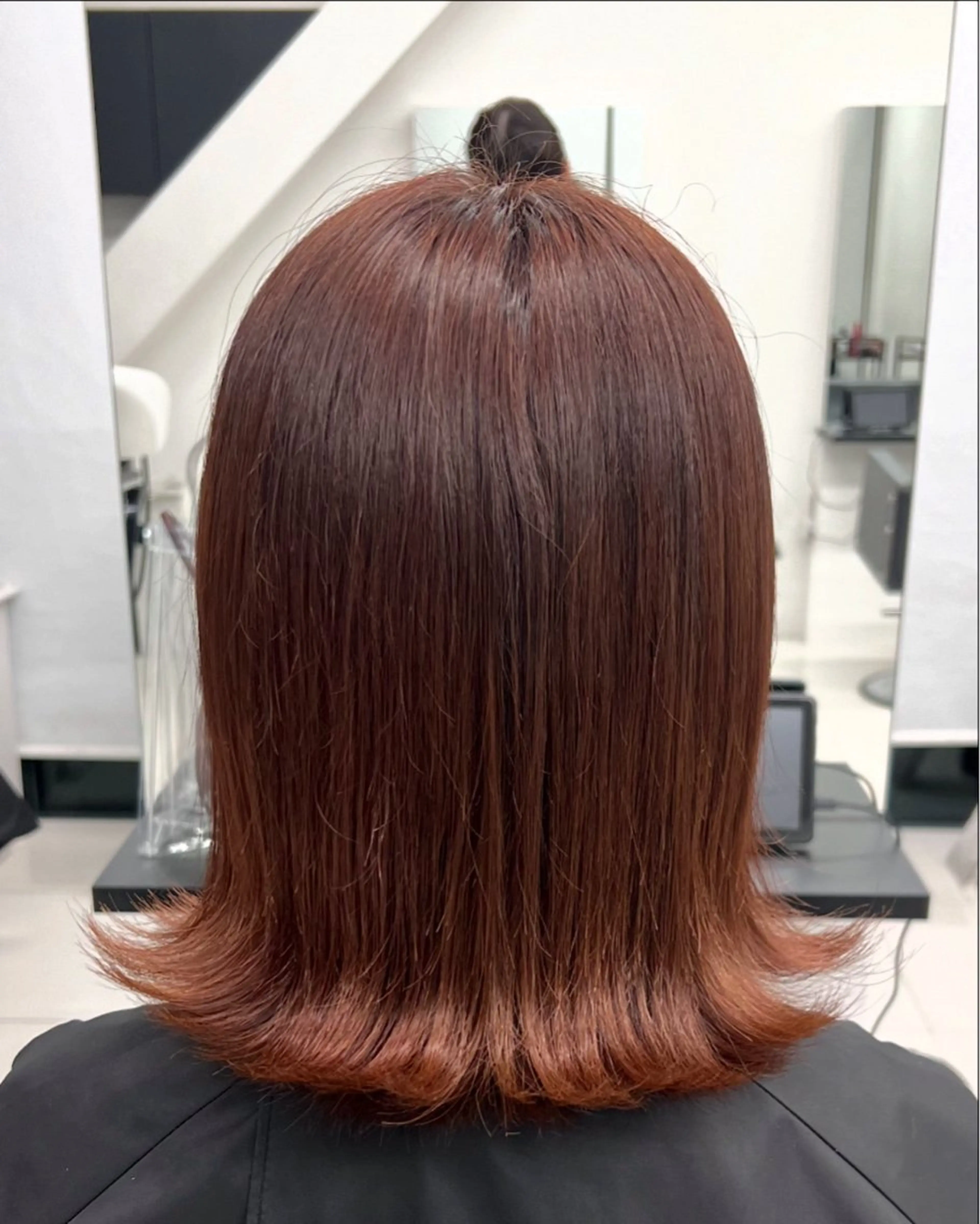 ショート オレンジブラウン kayo/ブリーチ モデル募集中✨のヘアスタイル