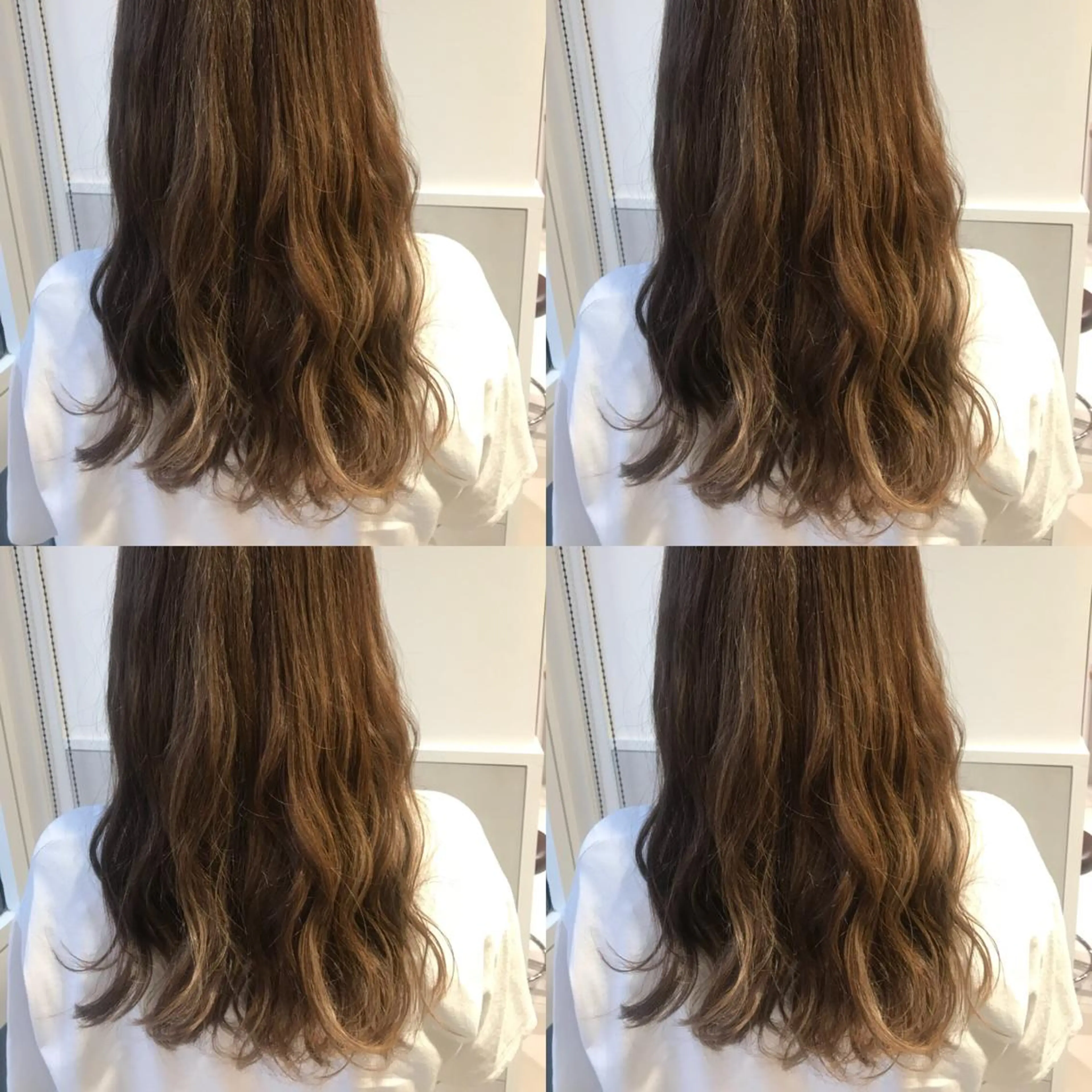 ロング カラー 小栗 麻衣のヘアスタイル