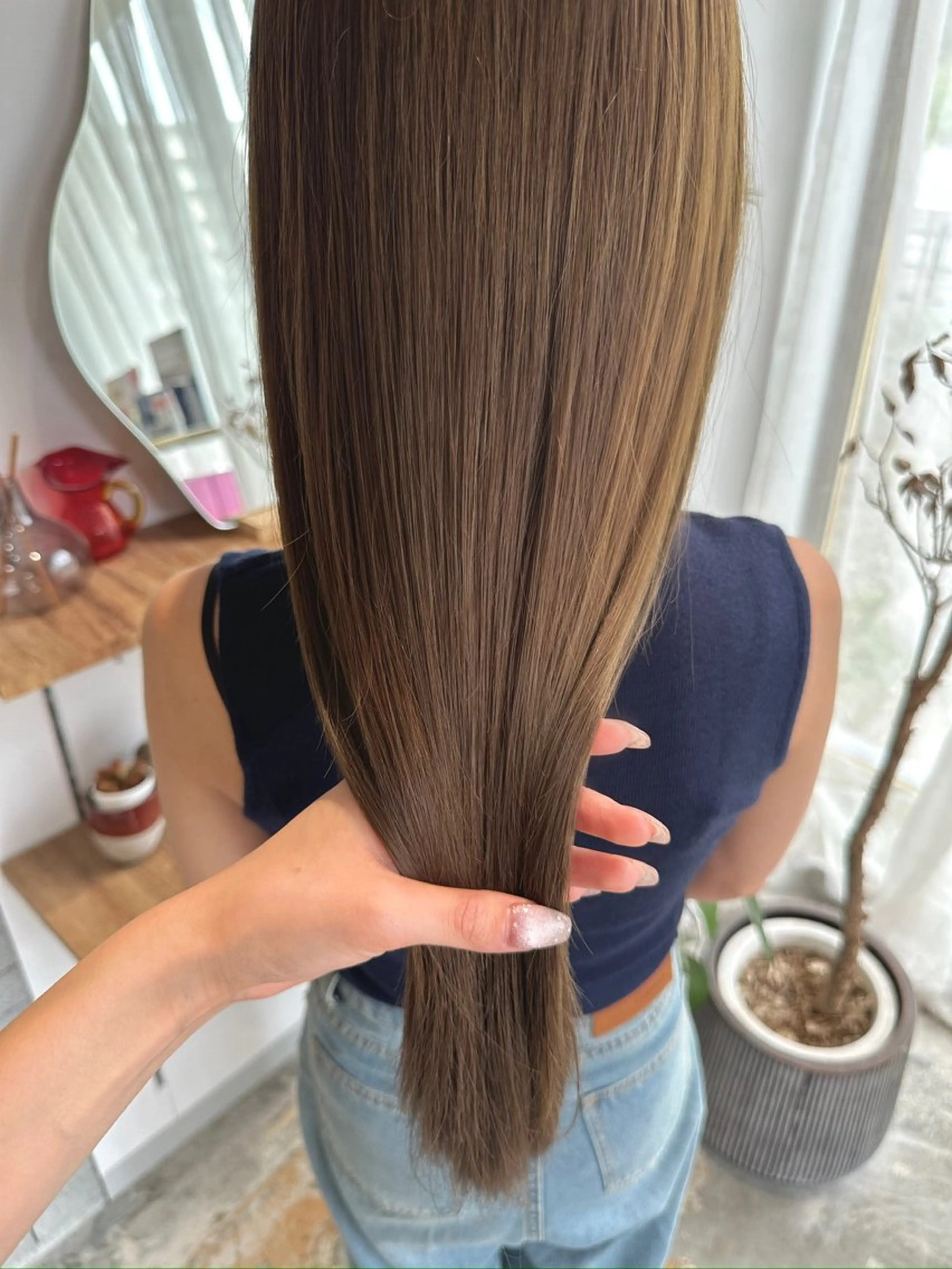 【新規】カット×ブリーチなしダブルカラーの写真