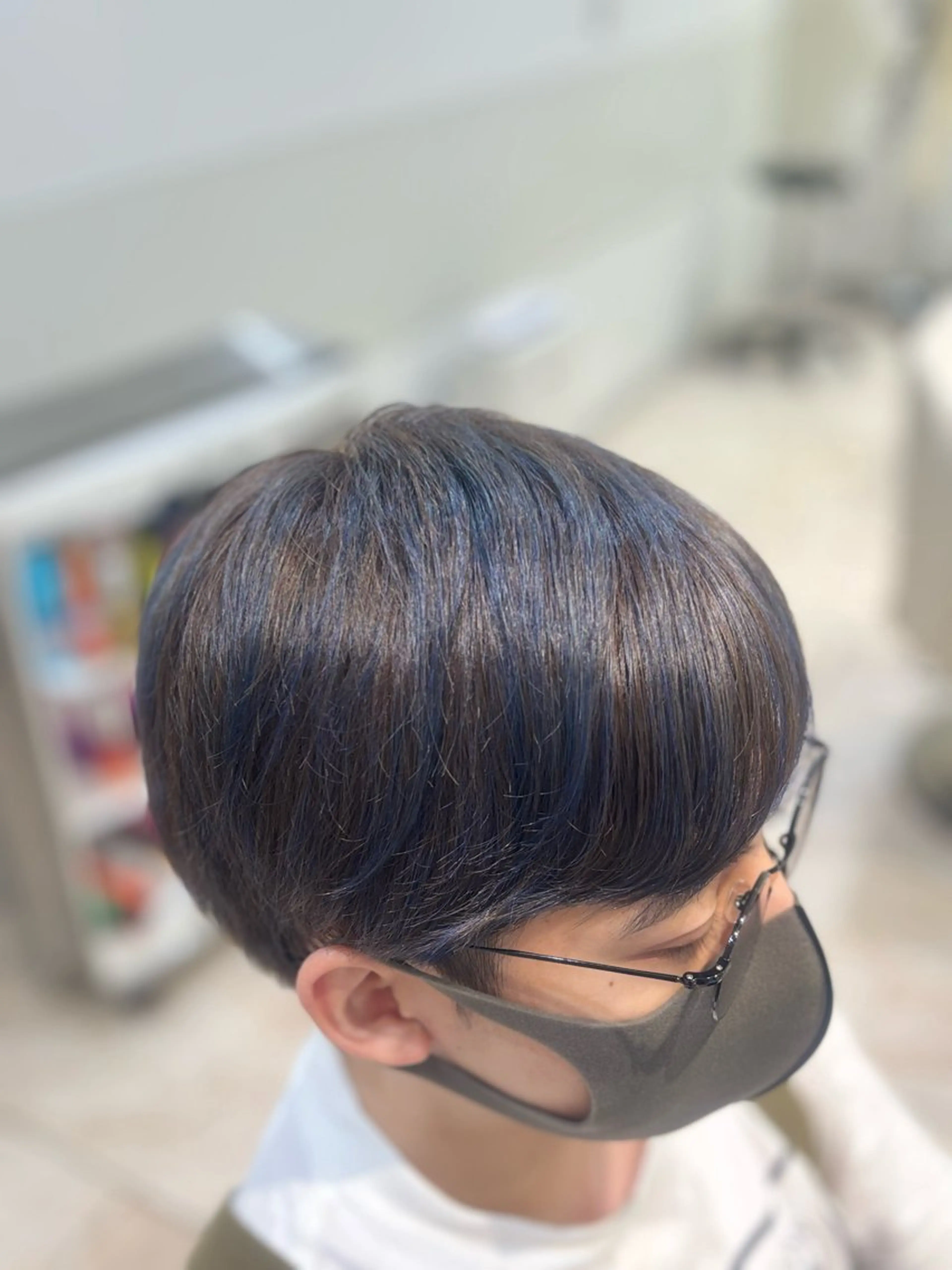 ショート メンズ ヘアカラー ナチュラルカラー/ ヘッドスパ/まゆ🐼の眉毛・アイブロウイメージ