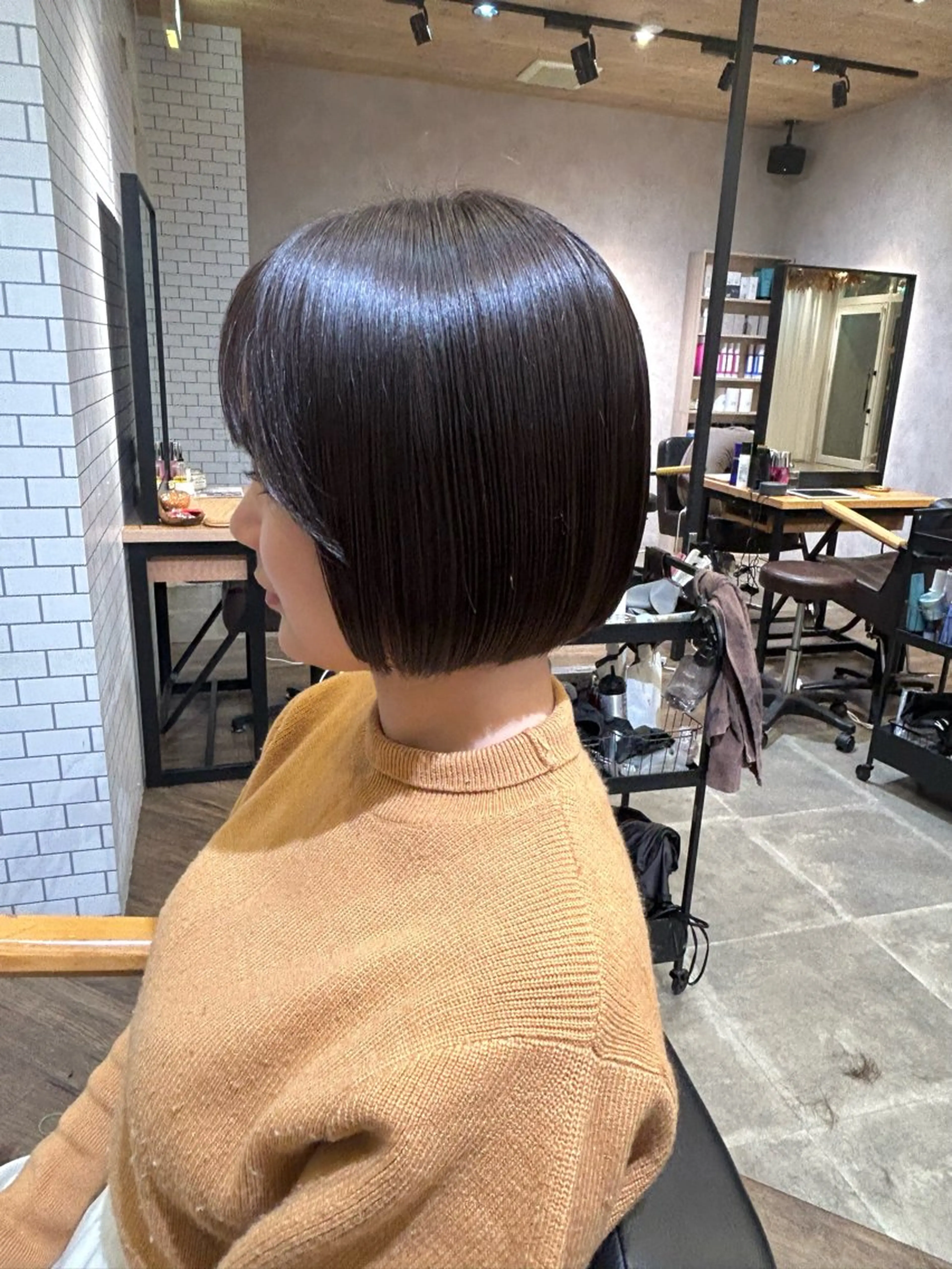 ショート ボブ カット ヘアカラー 縮毛矯正 トリートメント 浅原大輝 /髪質改善の達人のヘアスタイル