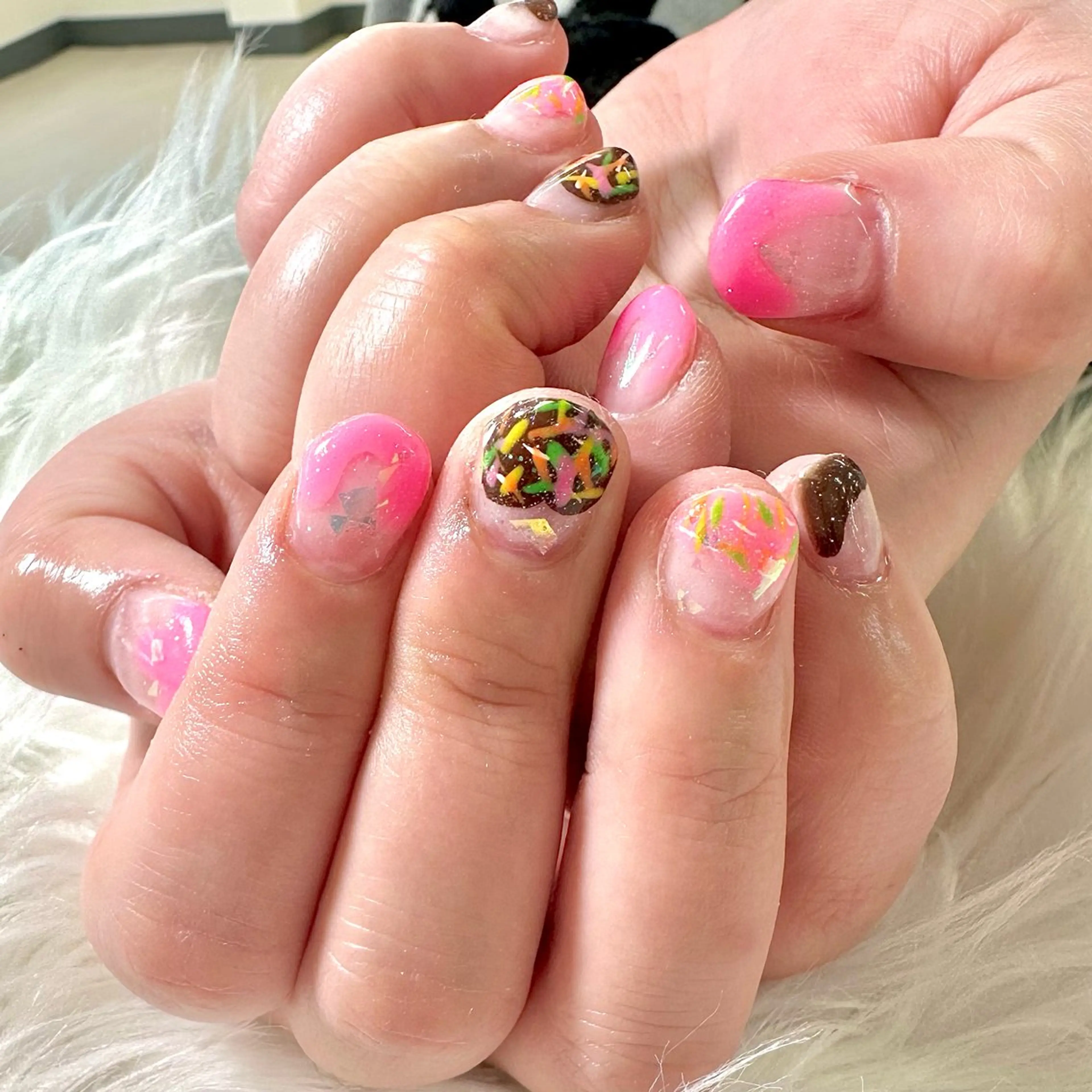 ネイル キラキラネイル ハンドネイル Heartnail Hino Reinaのネイルデザイン