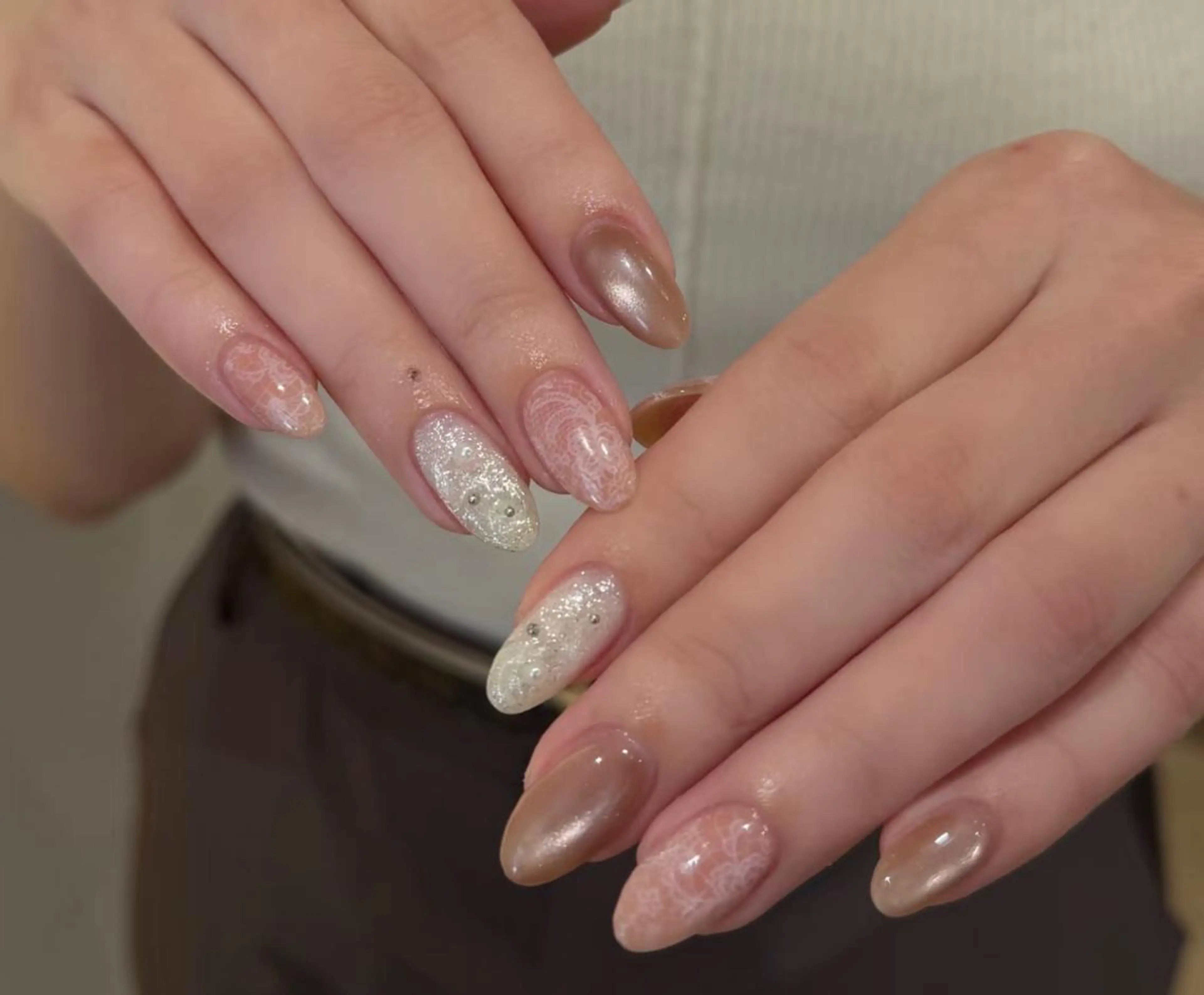 ネイル ハンドネイル ハンドケア 🍑 momo_nailのネイルデザイン