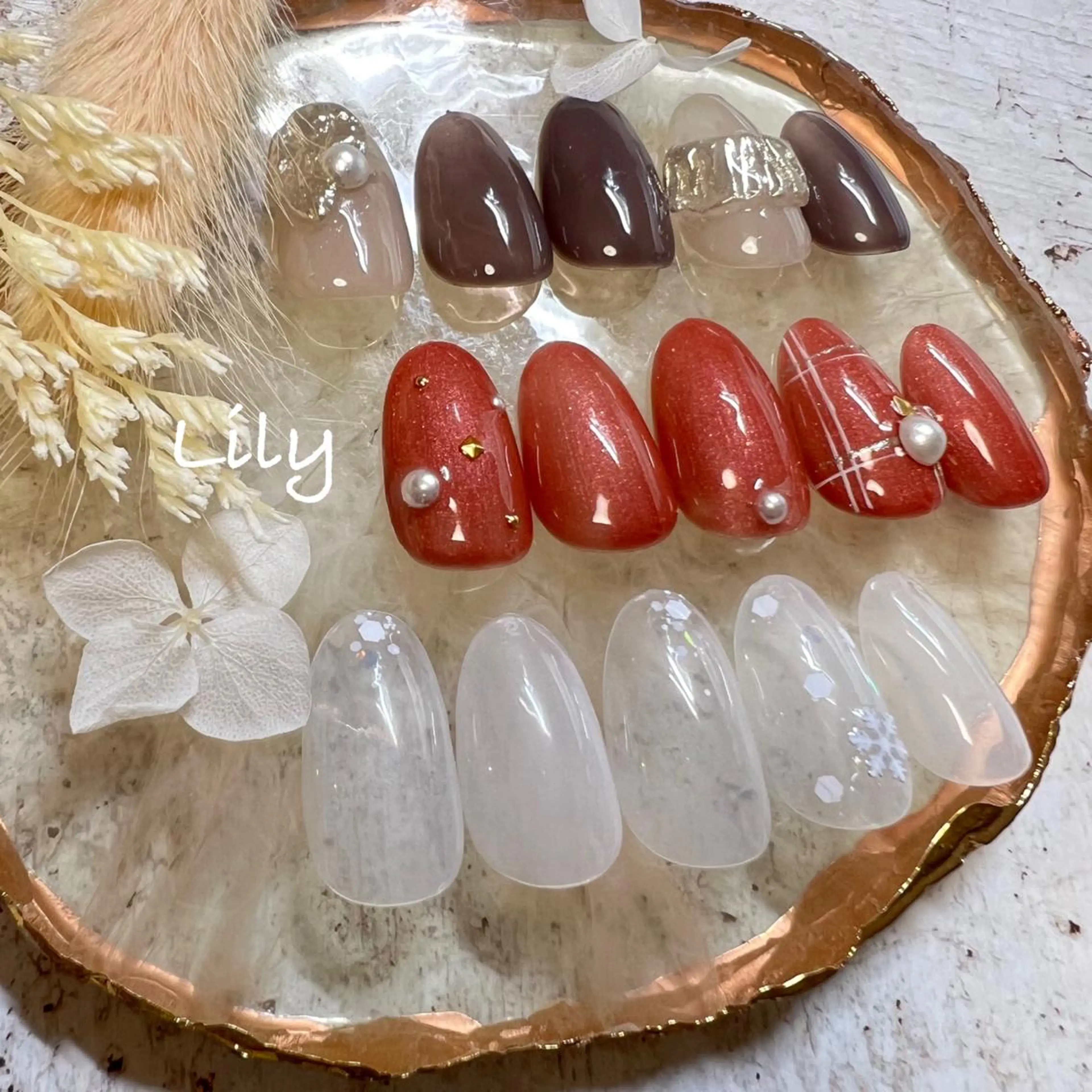 ネイル ハンドネイル Lily*nail 🌻Mii🌻のネイルデザイン