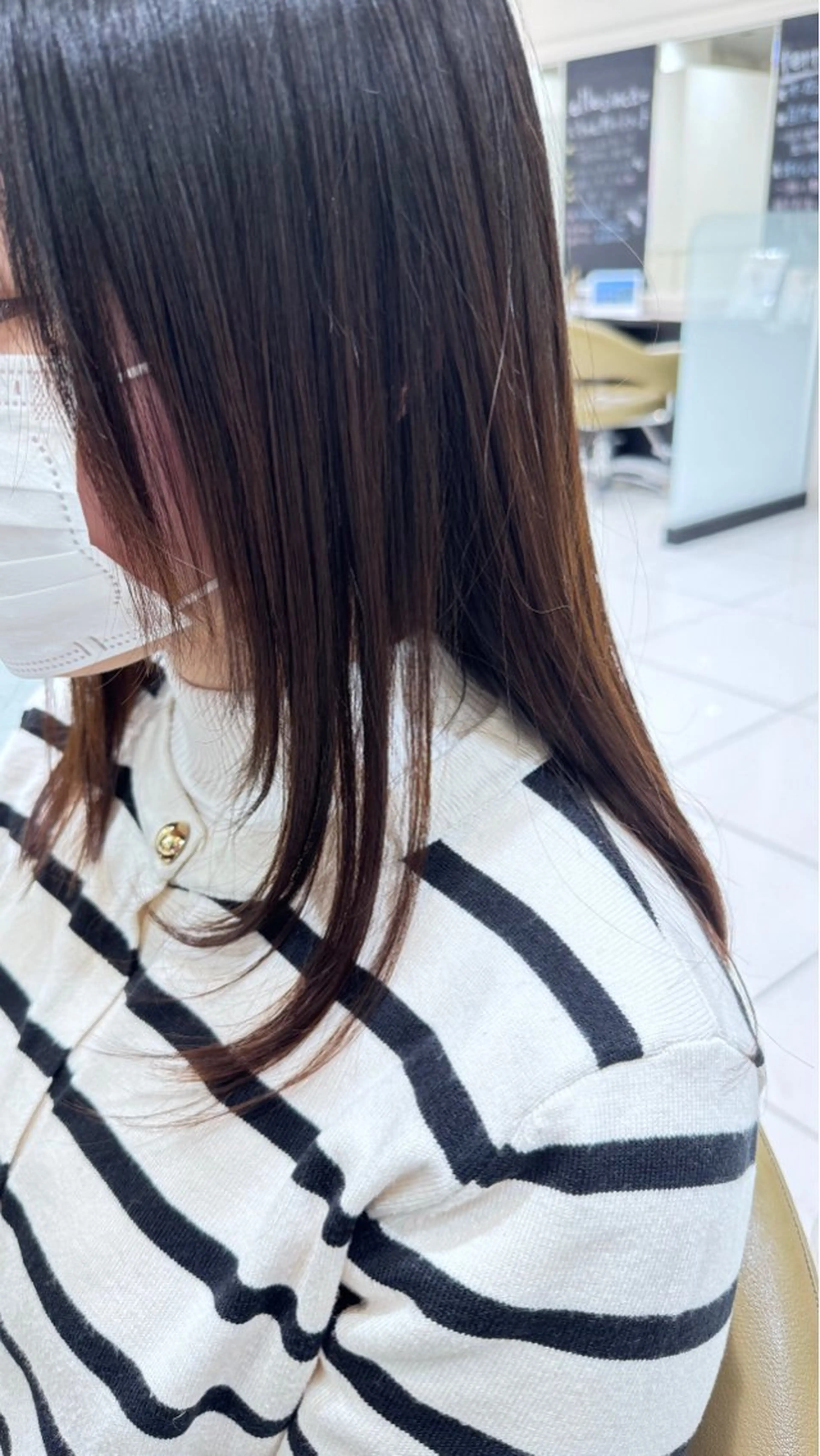 🌙【営業後モデル/予約リクエスト 19:00のみ 受付可◎】レディースカット✂️➕トリートメント🫧の写真