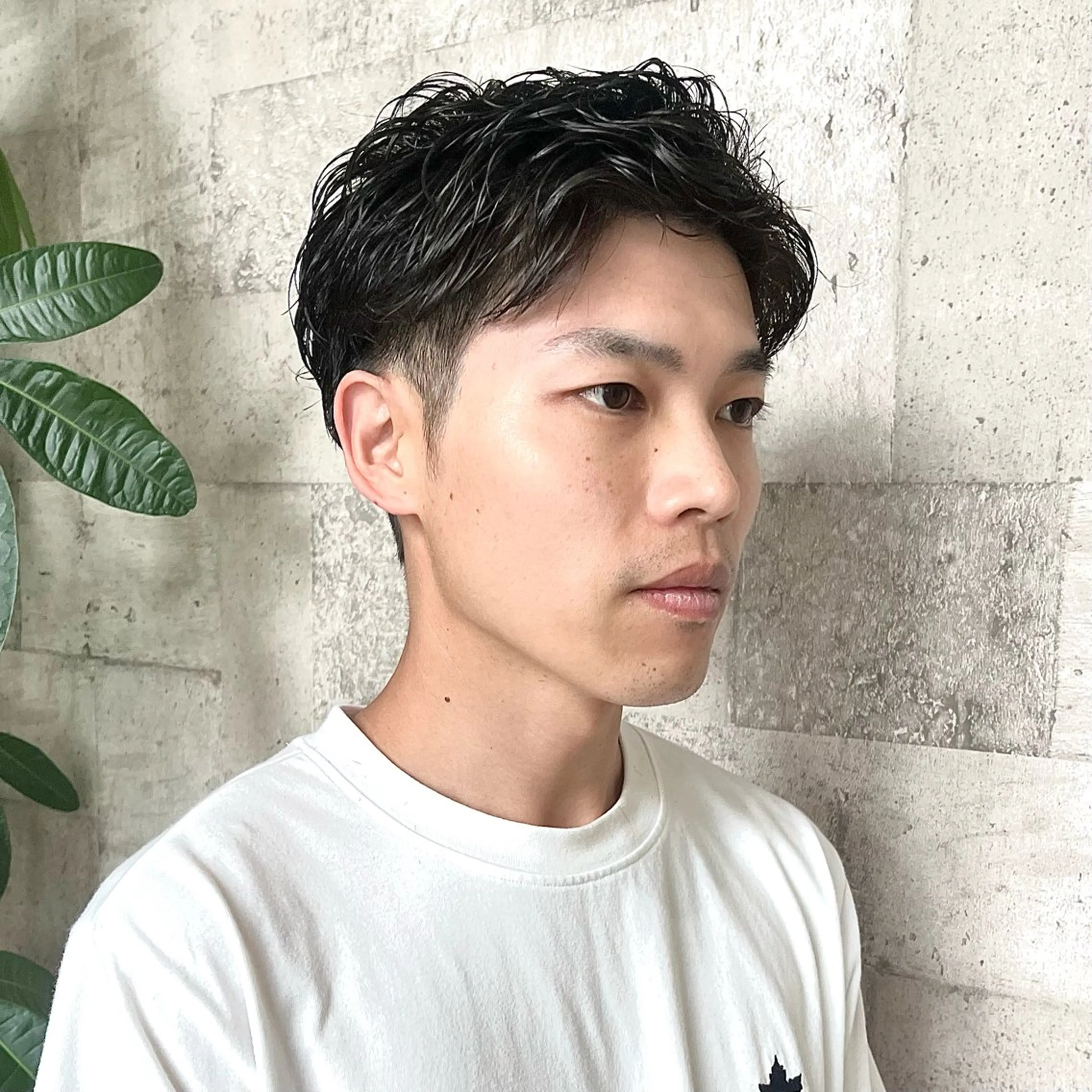 メンズ 北島 遥香🫧インナ ー /ベージュカラーのヘアスタイル