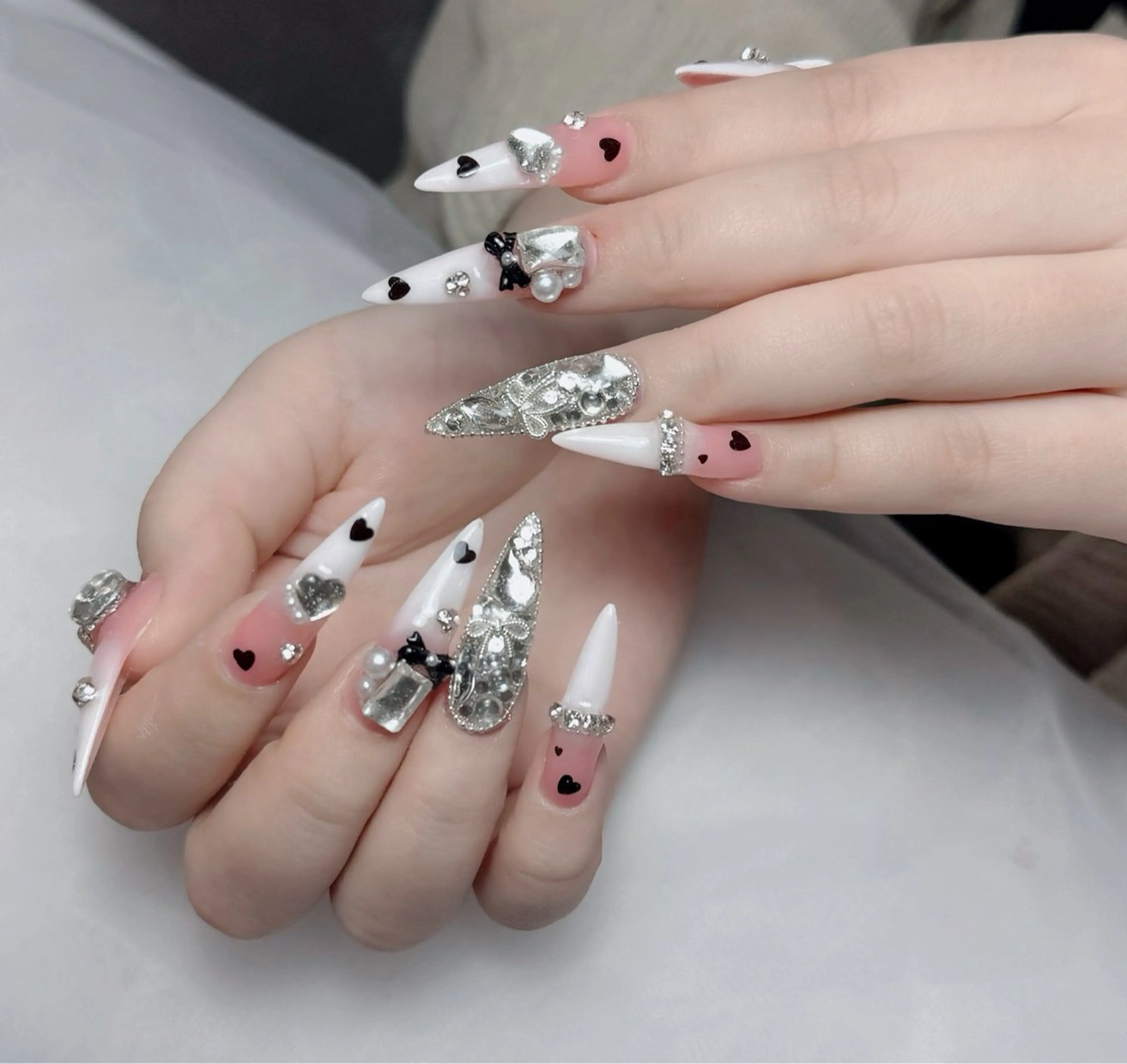 ネイル アートネイル 韓国ネイル 持ち込み ワンホンネイル ハンドネイル Lenie Nail Salonのネイルデザイン