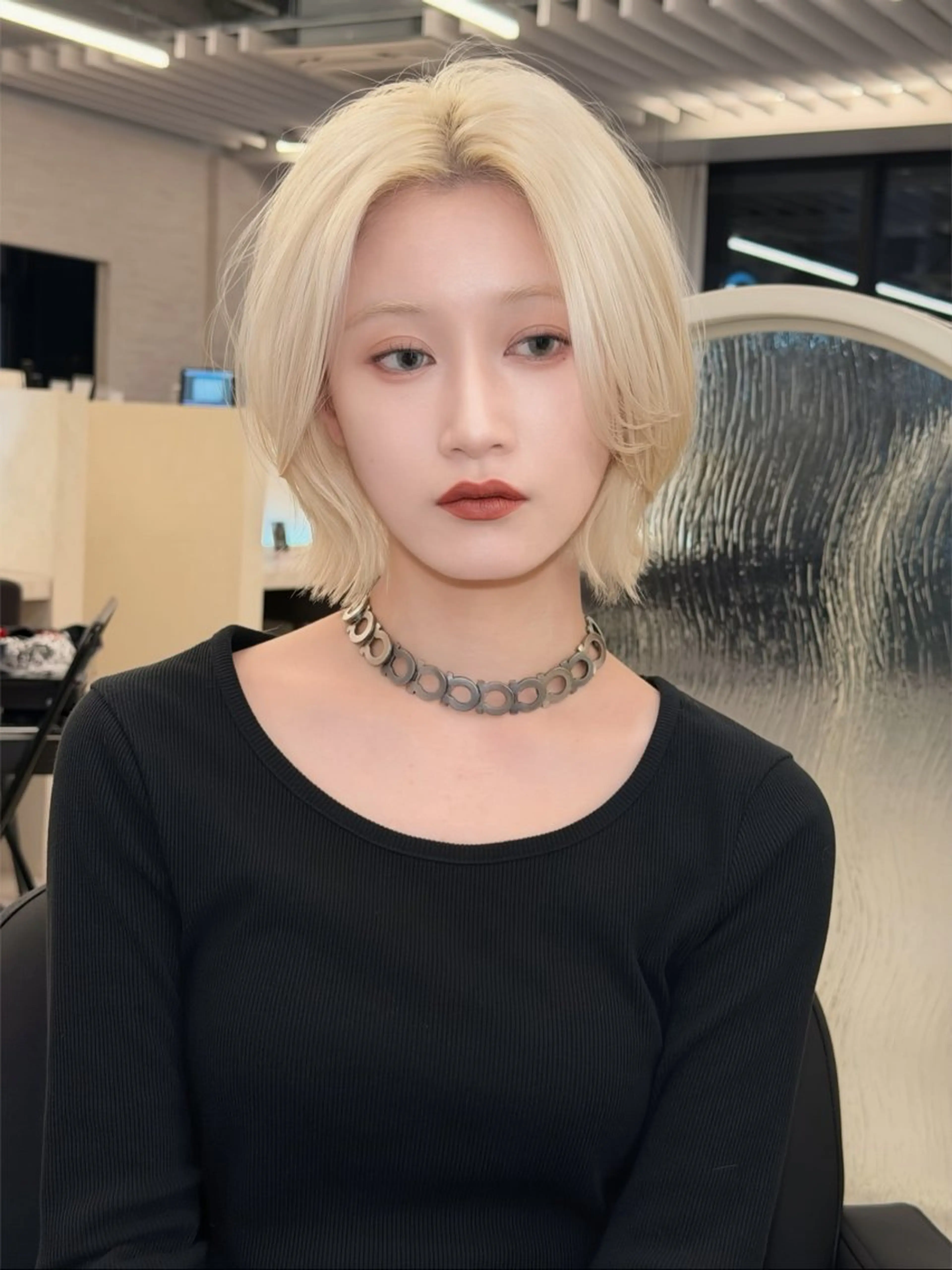 ミディアム カラー ヘアカラー 韓国メンズヘア☆ 韓国ヘアYUTOのヘアスタイル