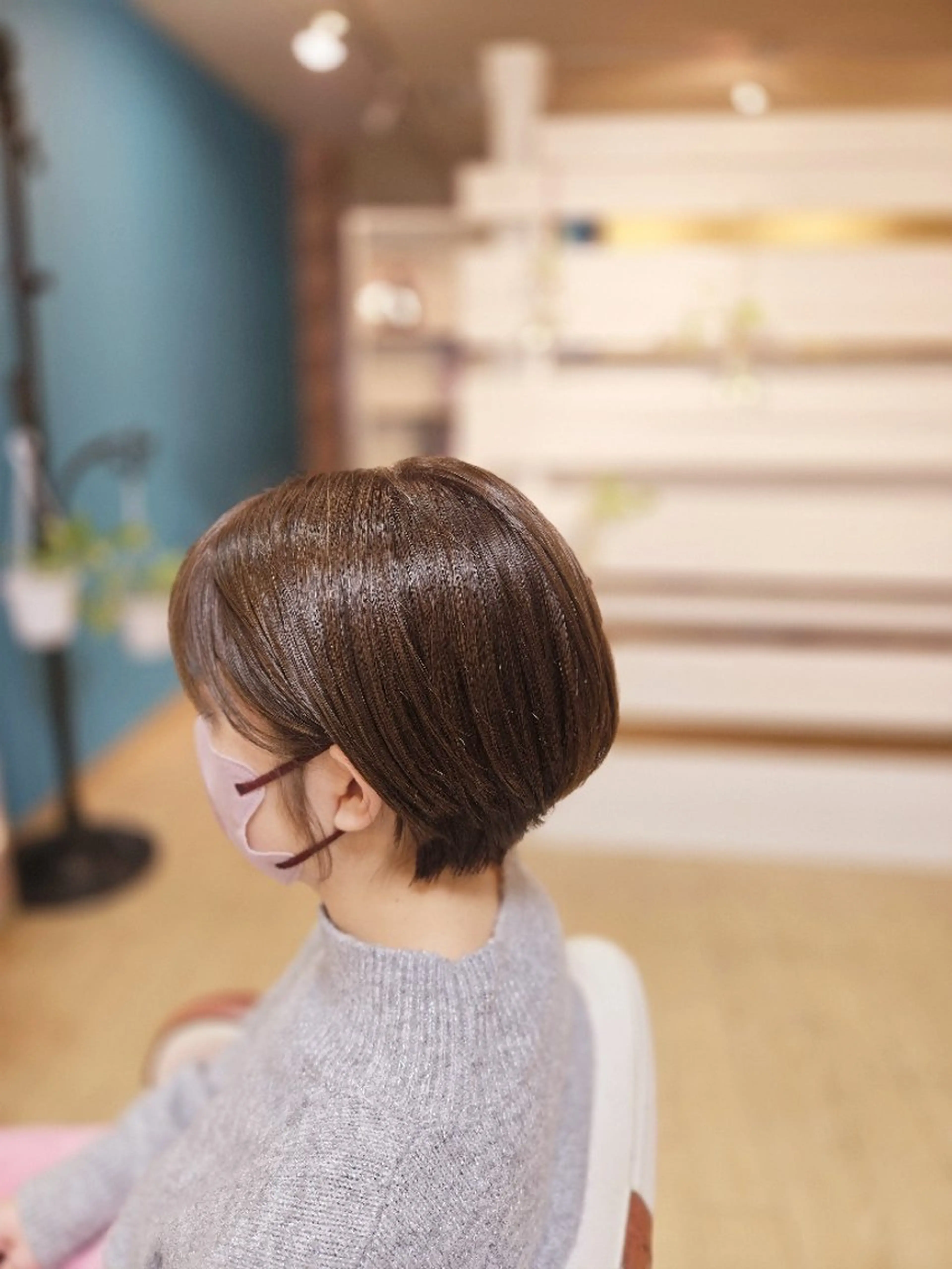 ショート ショートヘア 田中 牧子のヘアスタイル