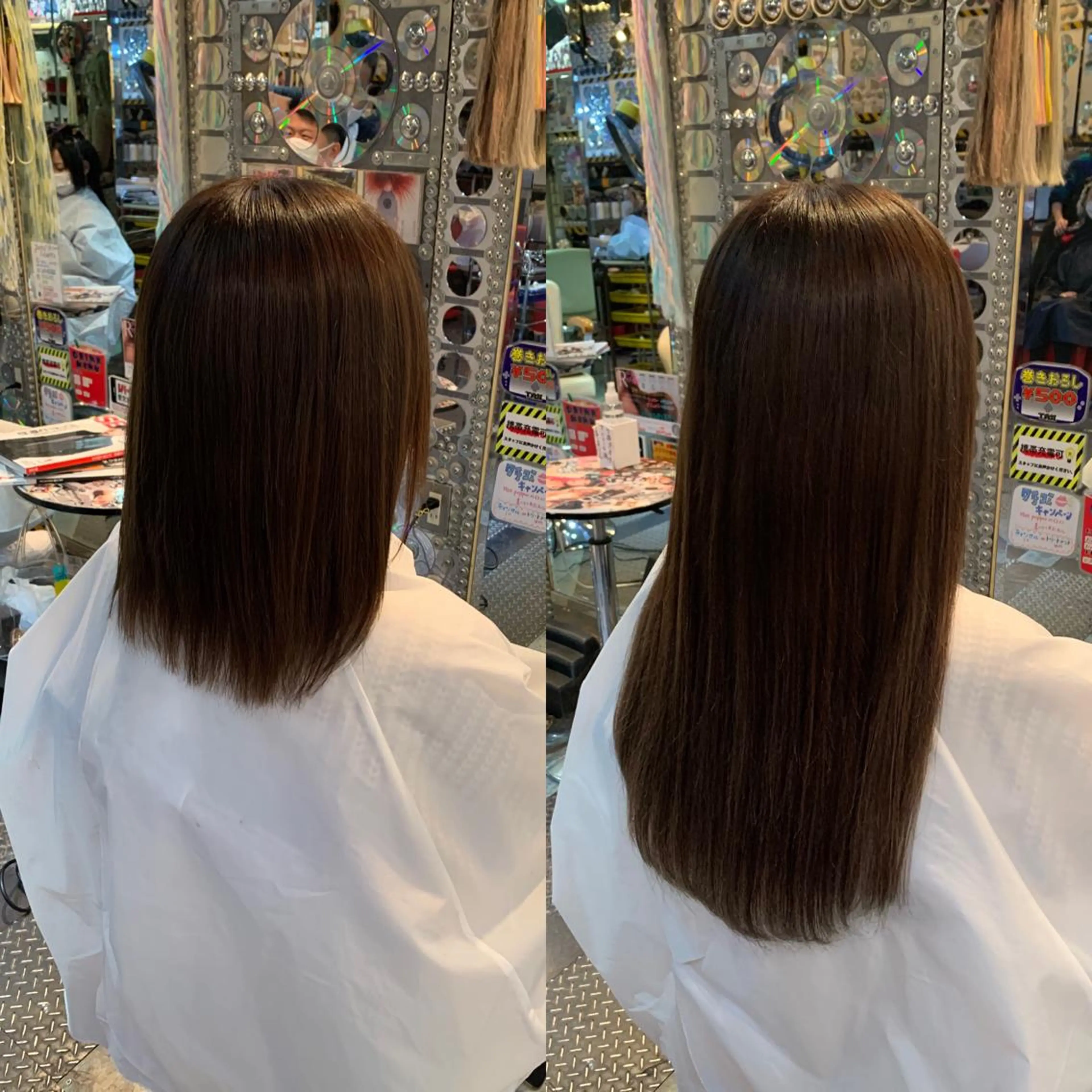 ミディアム カラー ヘアアレンジ 編み込みエクステ エクステ 🌈派手髪エクステ ブレイズ🌈ひろとのヘアスタイル