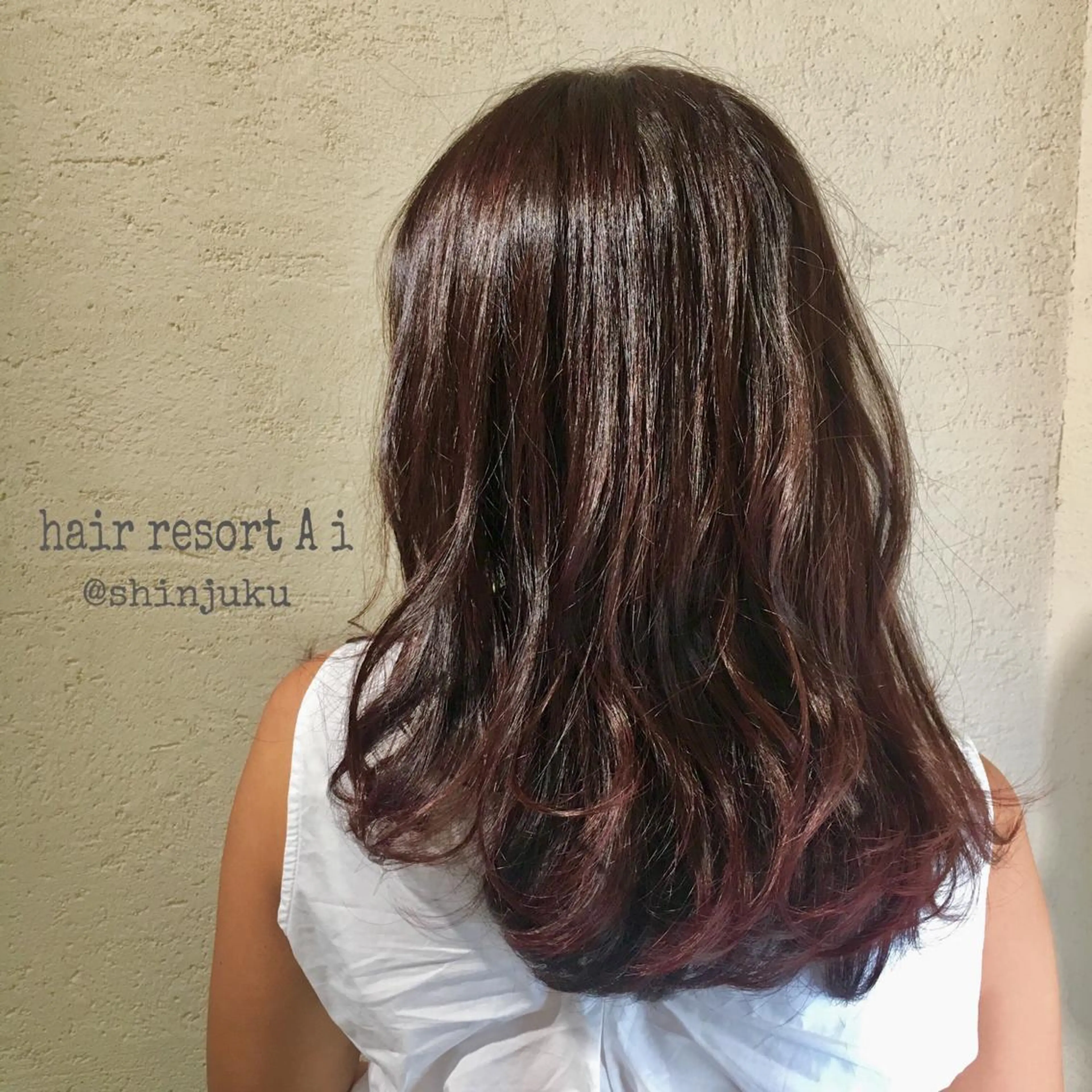 カラー レッドカラー ♡ヘアアレンジ♡ naraのヘアスタイル
