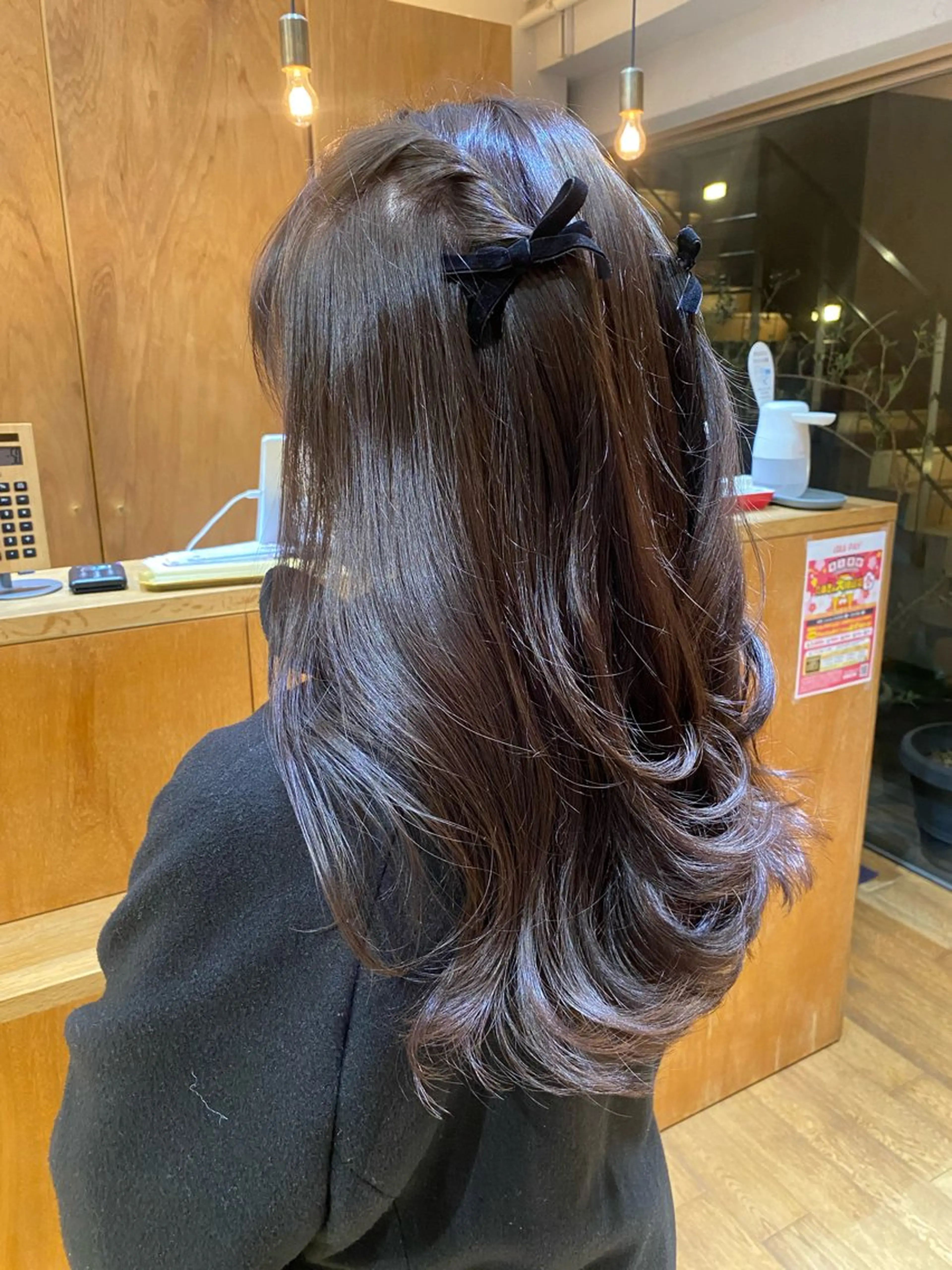 セミロング カラー 🎗️【ヘアセット 美眉】吉川玲🎗️のヘアスタイル