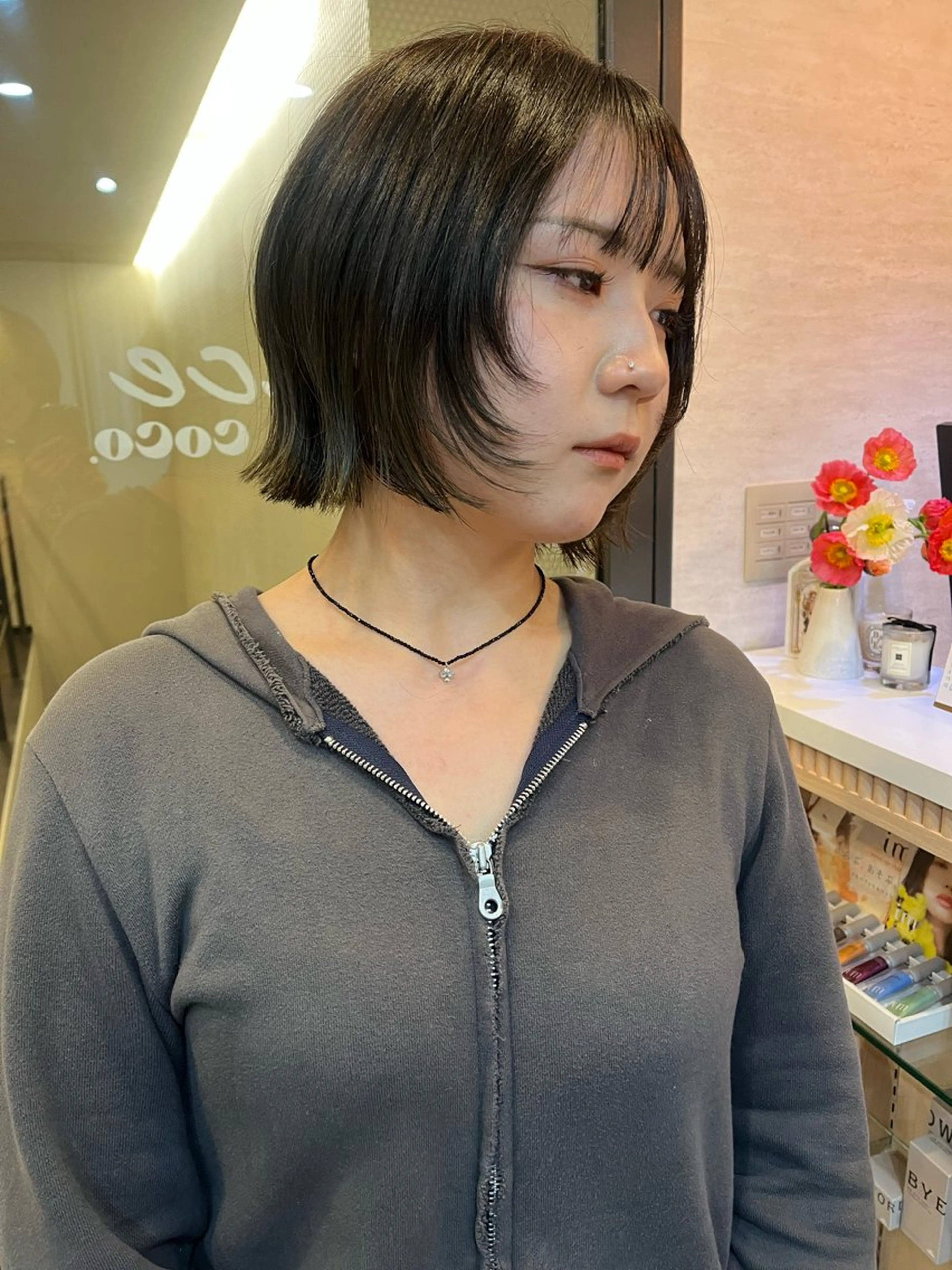 ショート カット ヘアカラー トリートメント レイヤー/暖色/ 髪質改善/永礼芳果のヘアスタイル