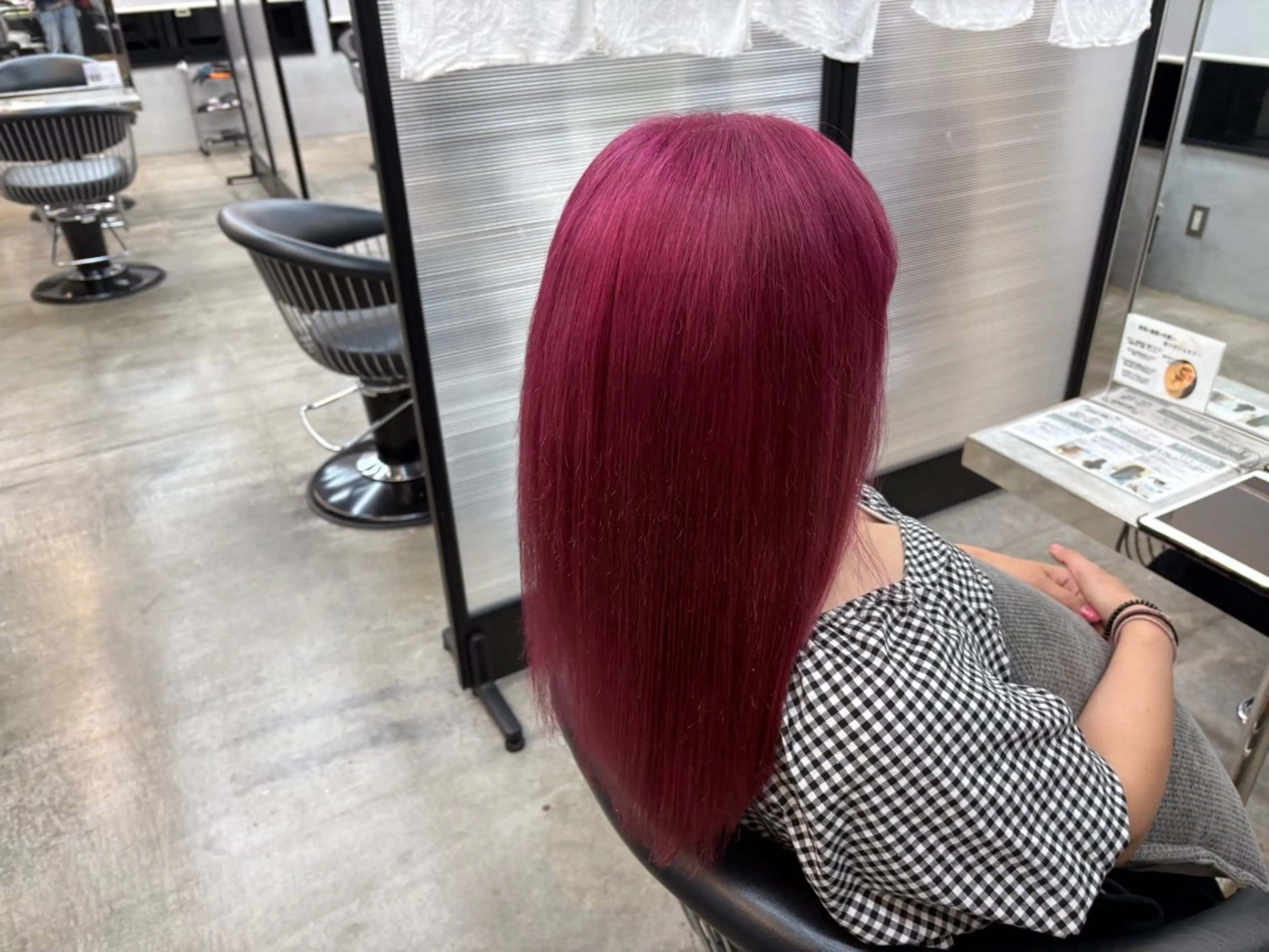 カラー 縮毛矯正/ 豊島怜のヘアスタイル