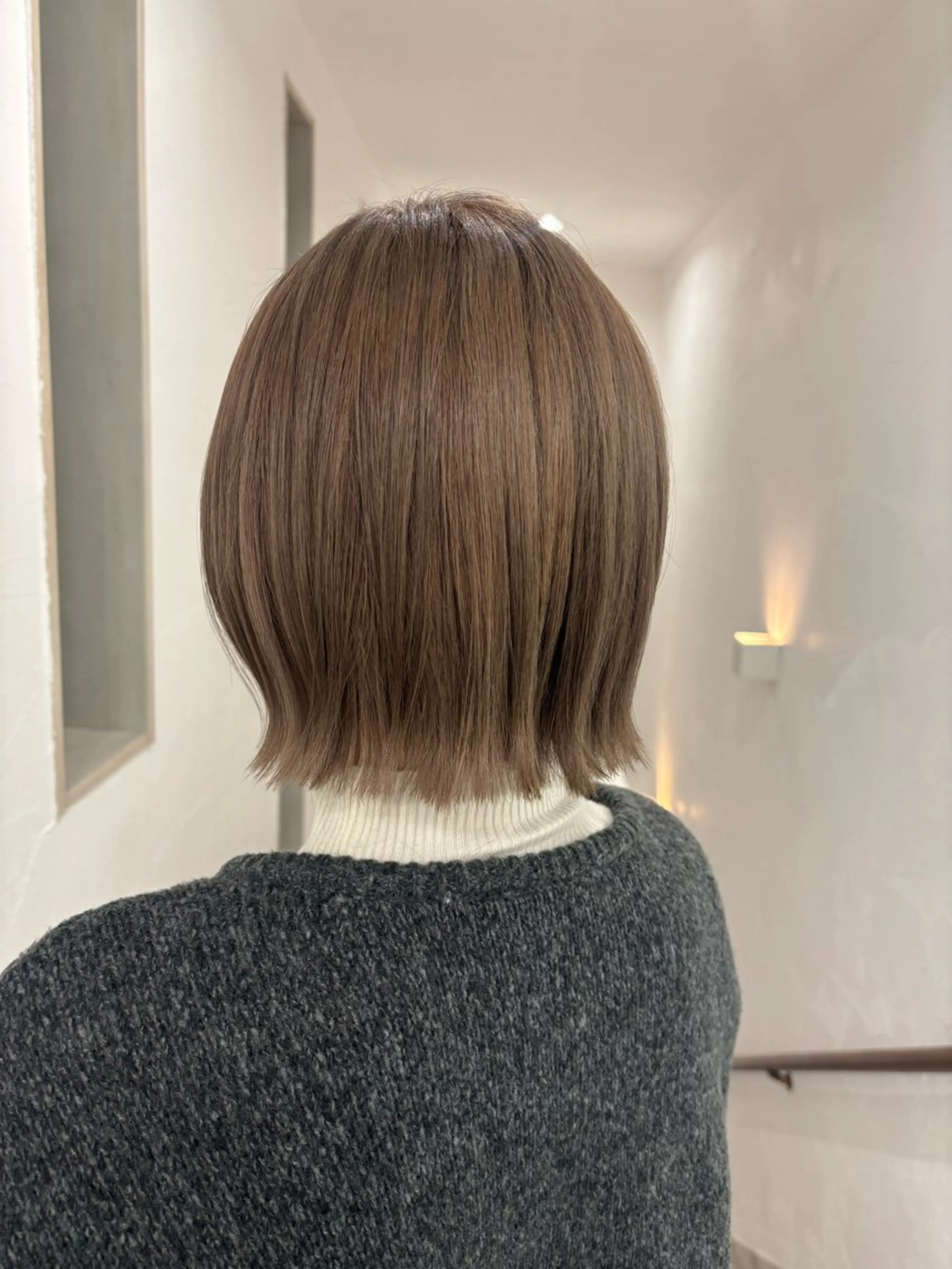 ショート カラー ベージュカラー Esquisse est ミライのヘアスタイル