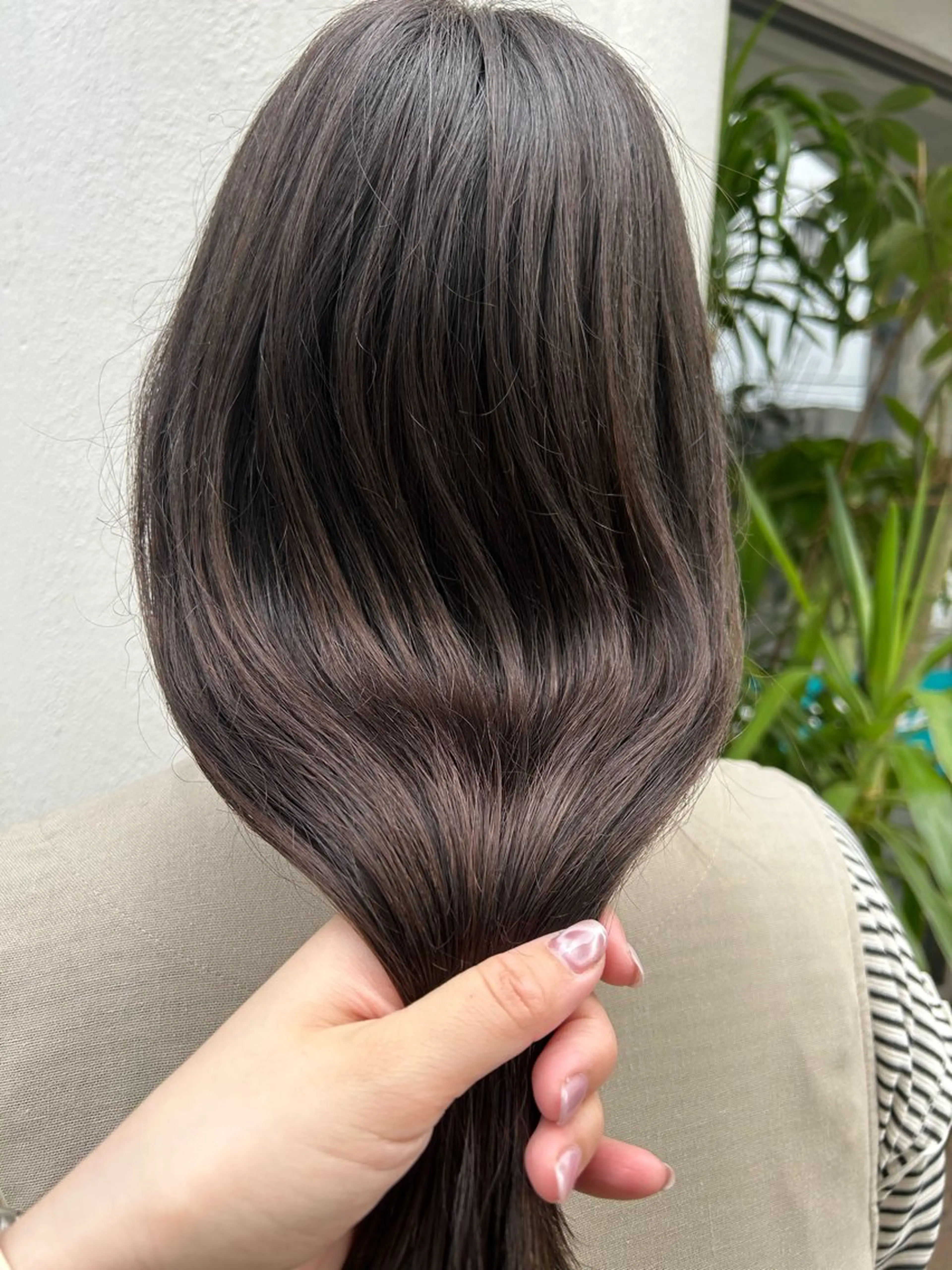 ロング カラー アディクシーカラー ブリーチ 透明感カラー 渡邊 碧里のヘアスタイル