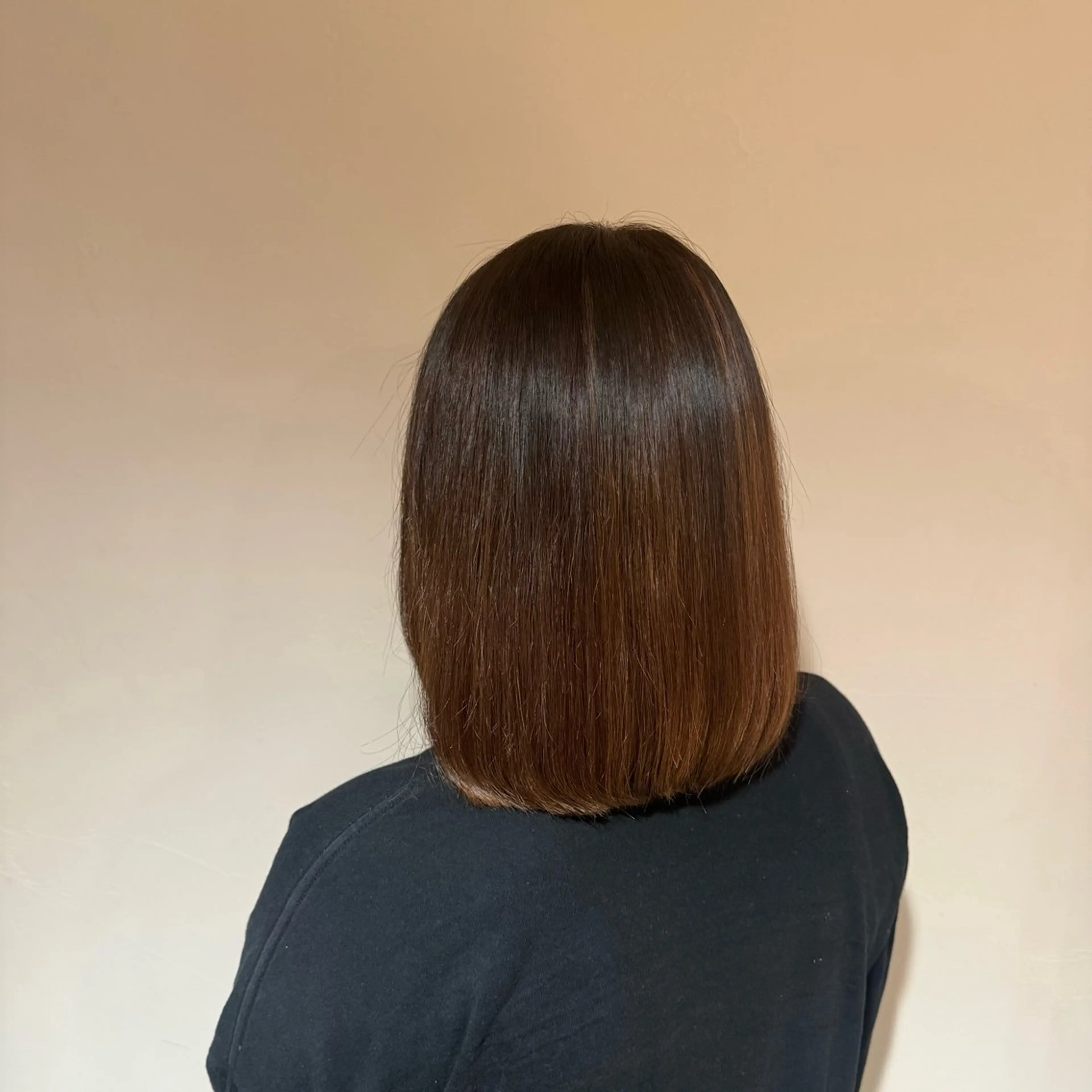ミディアム カラー ベージュカラー ハイライトカラー オレンジ オレンジベージュ ハイライト ヘアカラー トリートメント ✵ ✯MOMOKA✯ ✵のヘアスタイル
