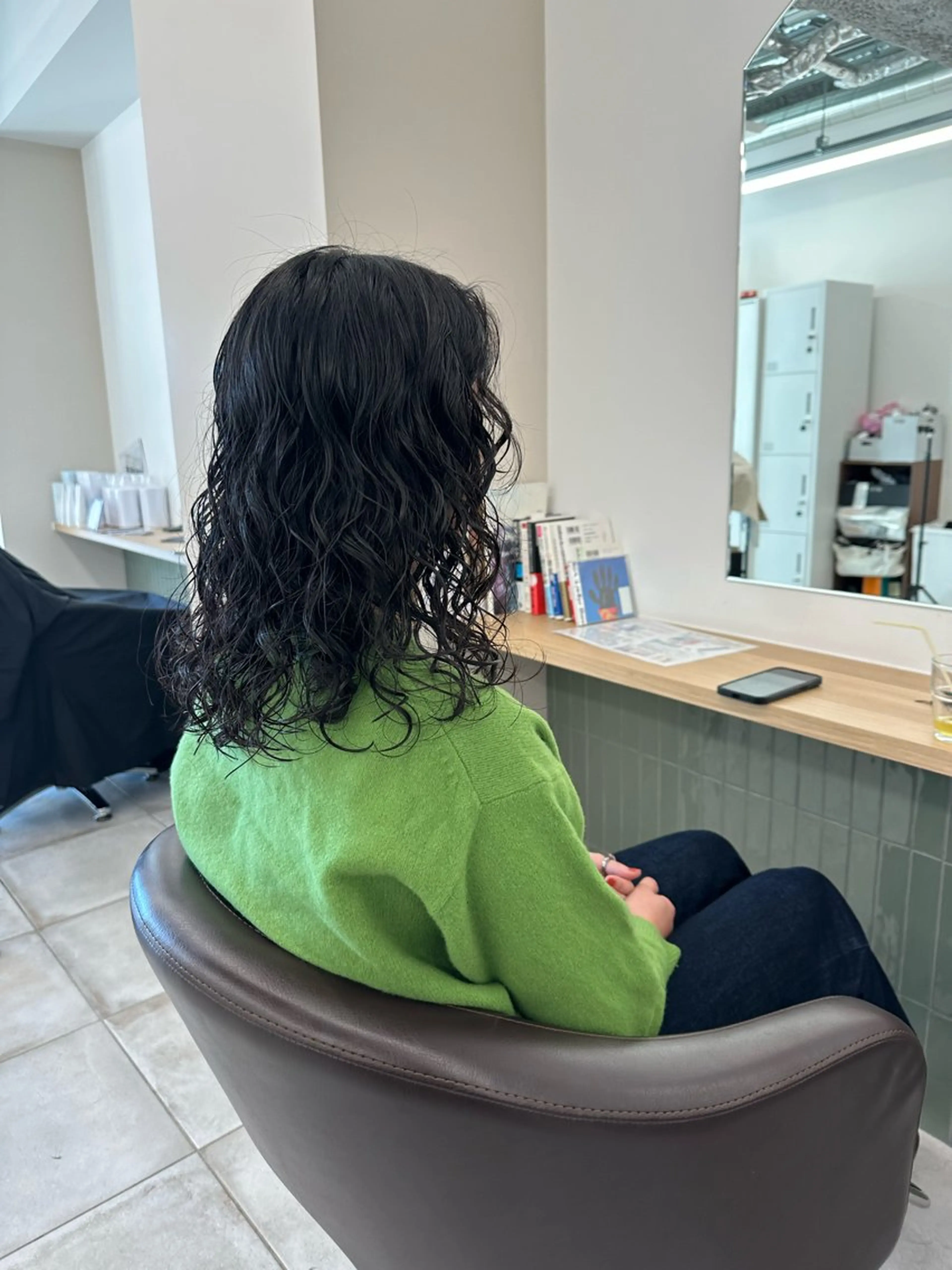 セミロング カラー パーマ キッズ オトナヘア🌸 harukaのヘアスタイル