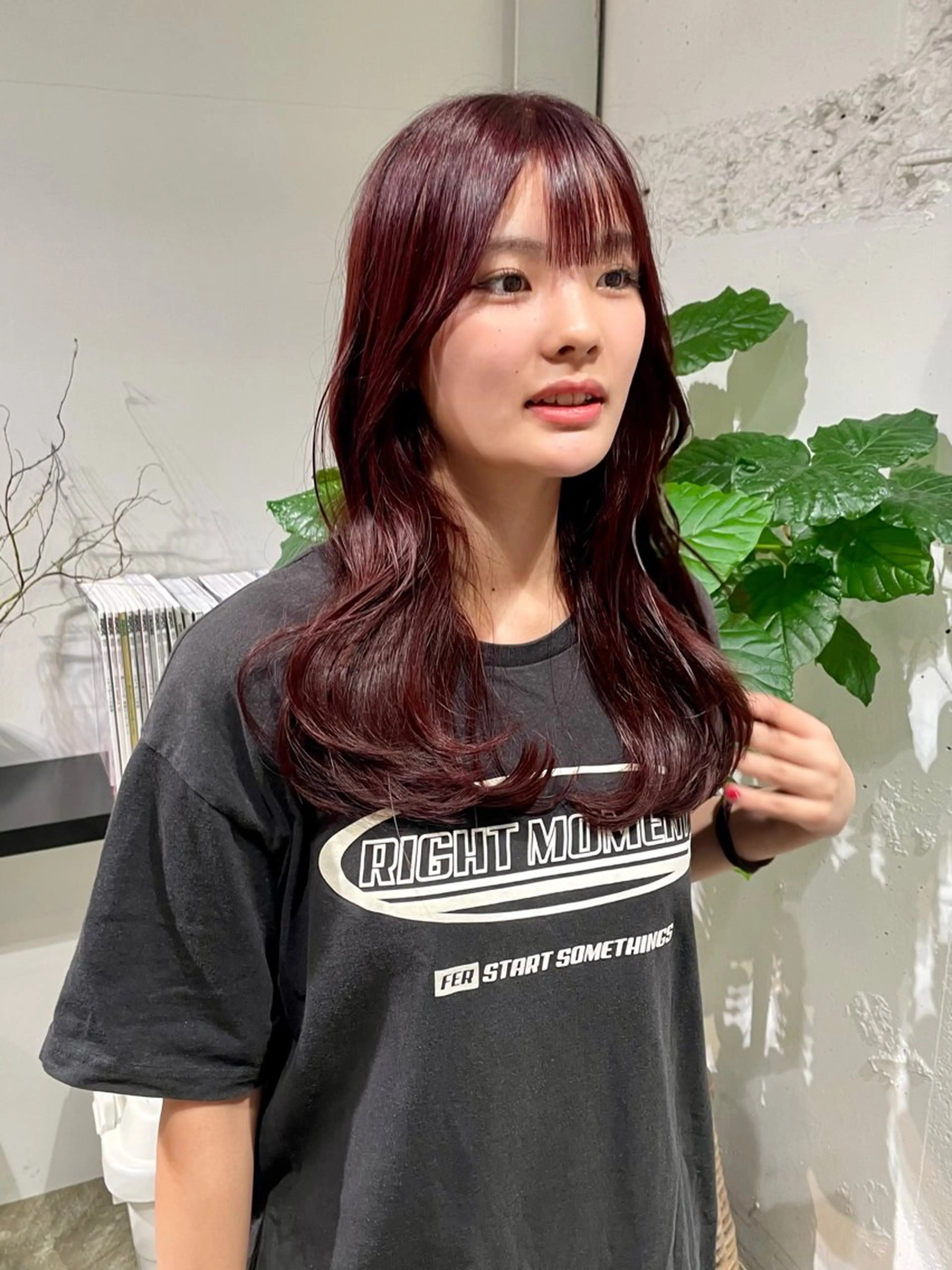 ロング カラー ブリーチ ブリーチなしカラー 顔まわりレイヤー 顔周りカット レイヤーカット naho✂︎bob/ layerのヘアスタイル