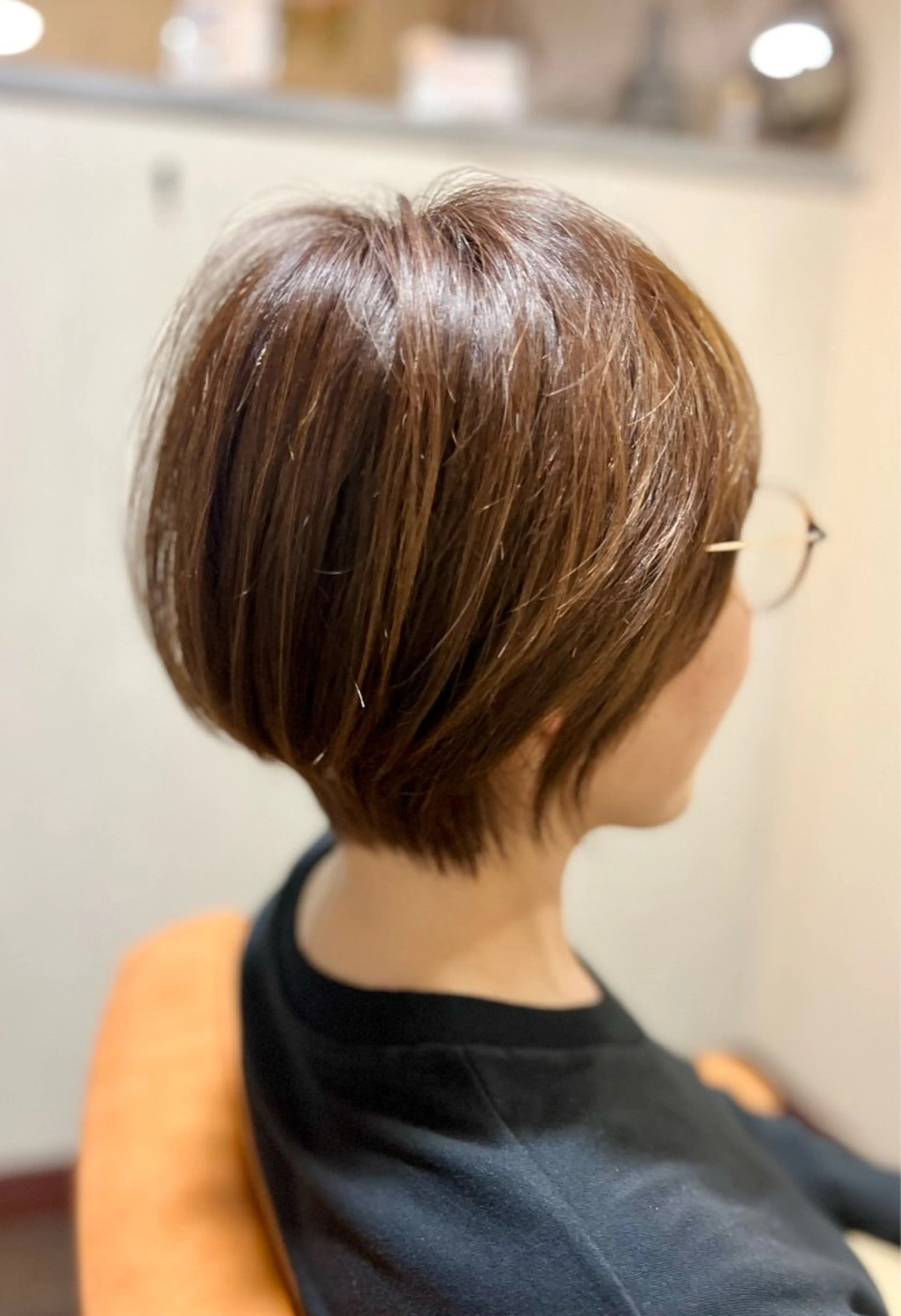 ショート カラー 丸みショート ショートヘア 小澤 真理子 ☀️アメリシュシュのヘアスタイル