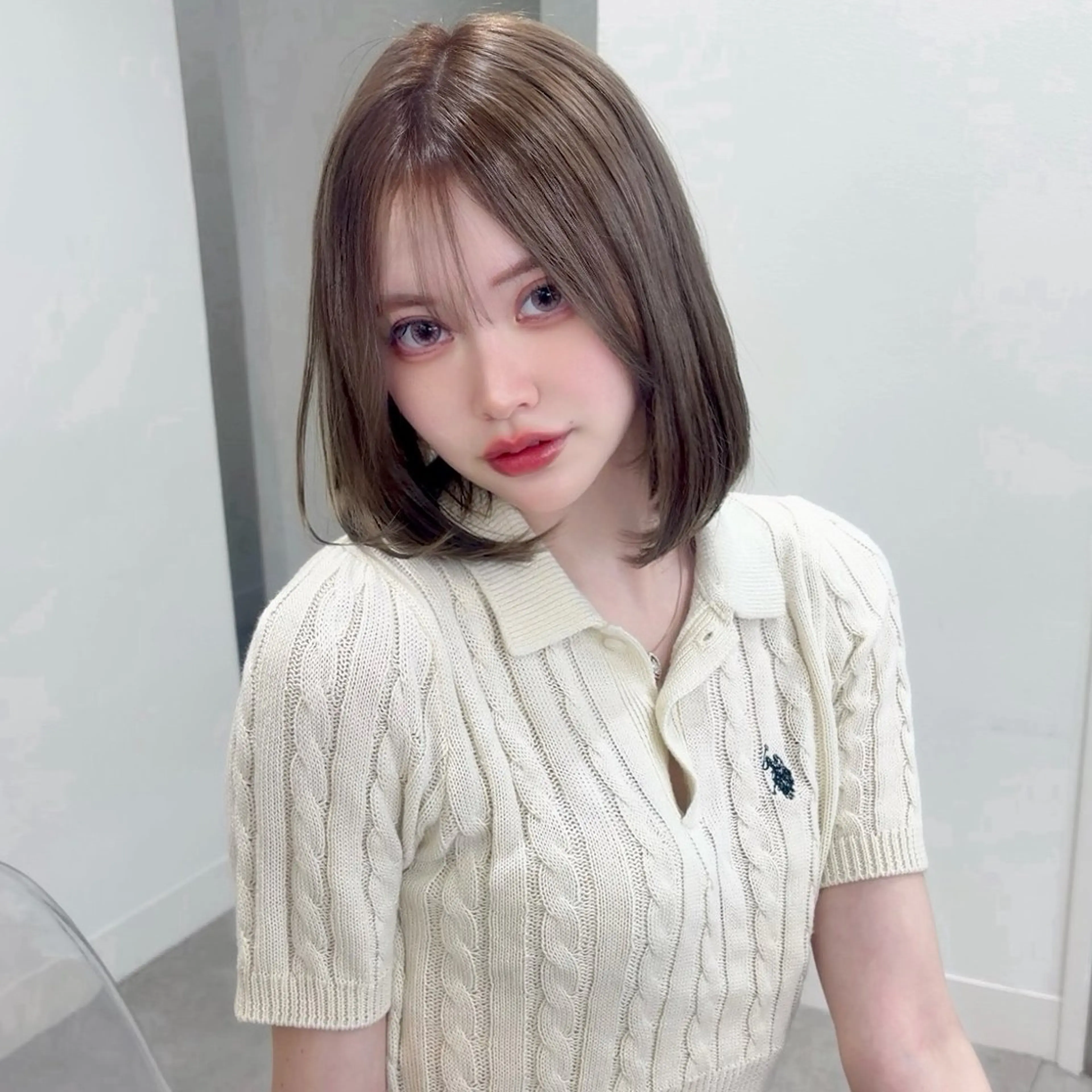 ミディアム カット ヘアカラー トリートメント Conomi♡ Topstylistのヘアスタイル