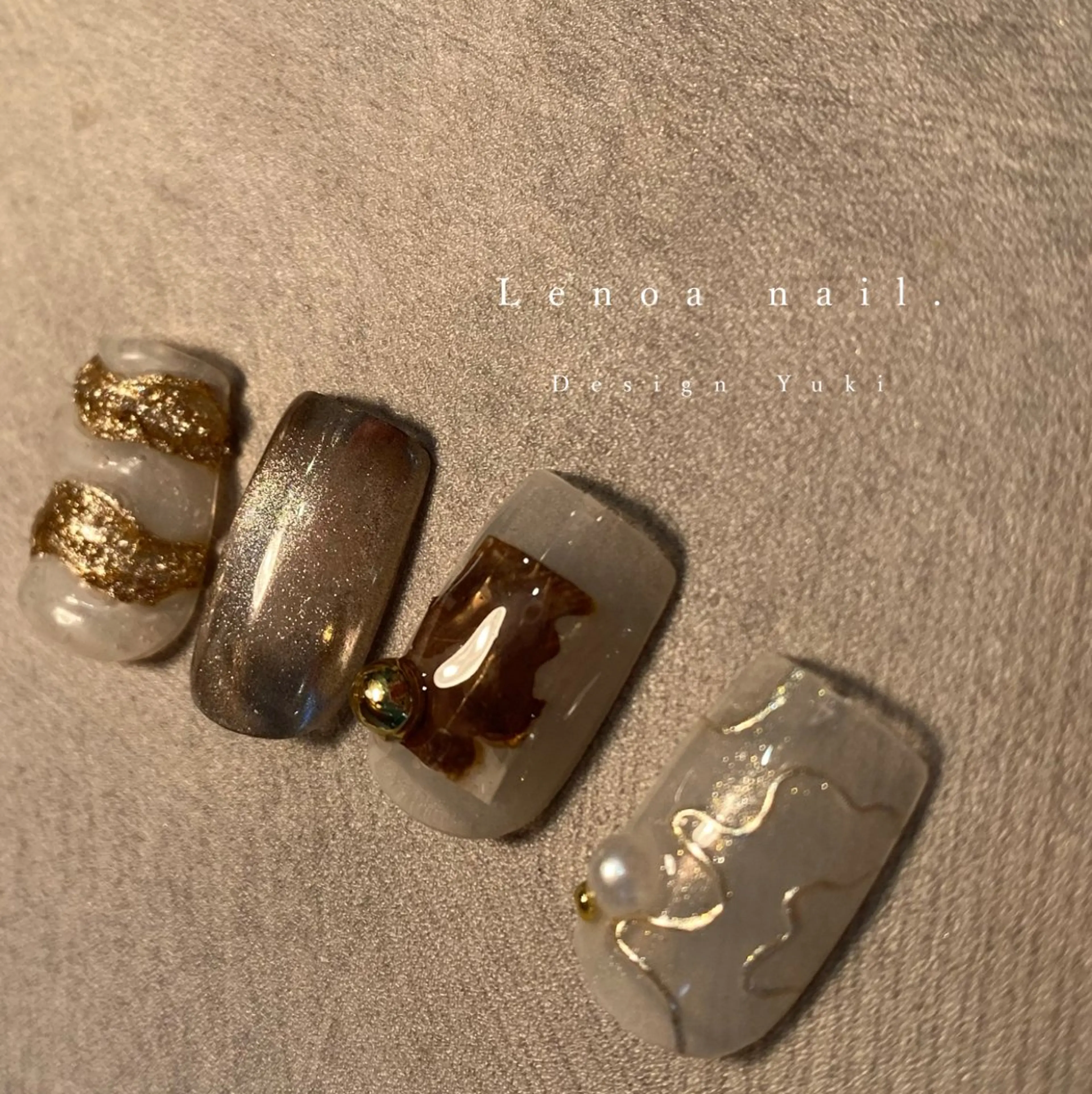 ネイル ハンドネイル Lenoa Yukiのネイルデザイン