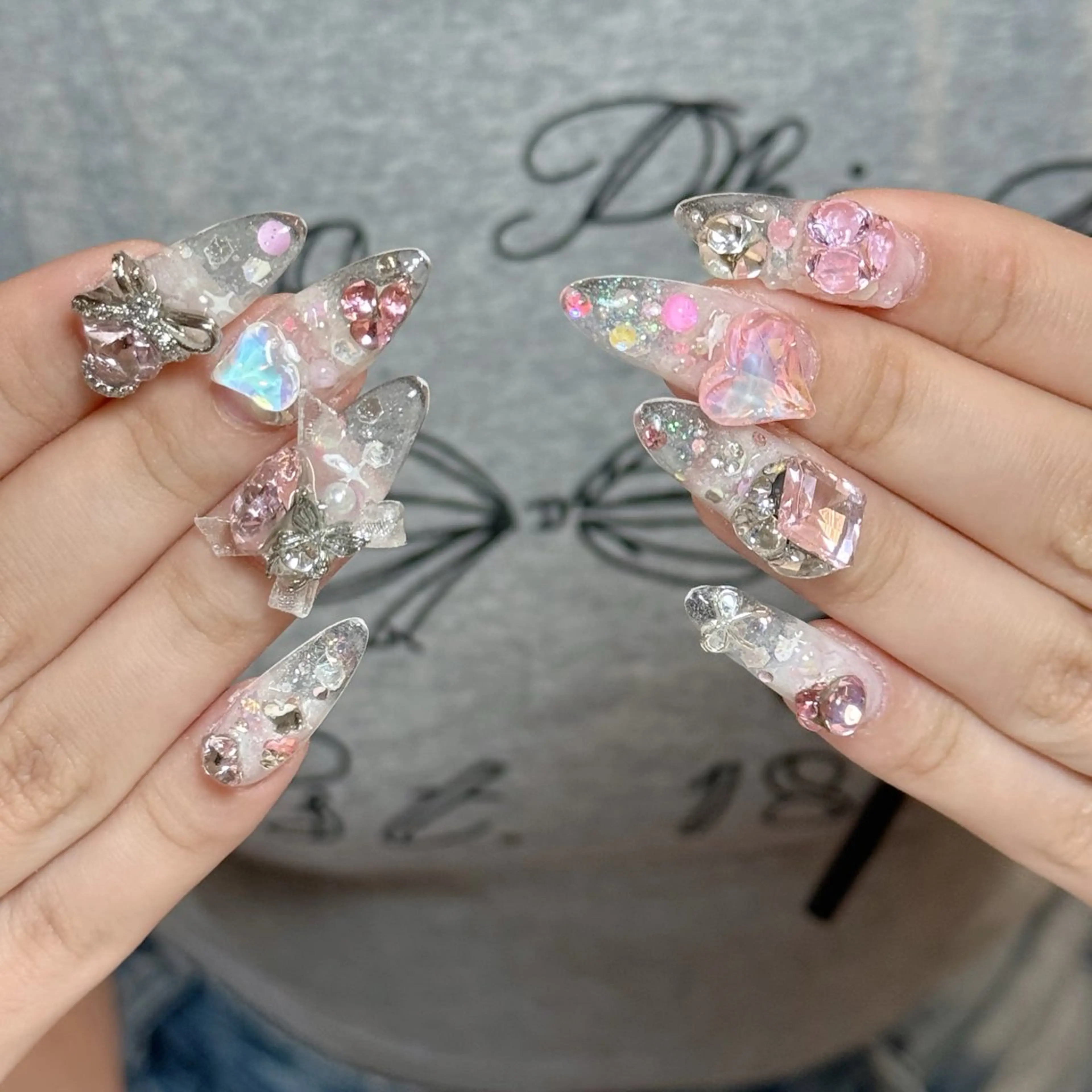 ネイル ハンドネイル 🍄Rina🍄 韓国風ネイルのネイルデザイン
