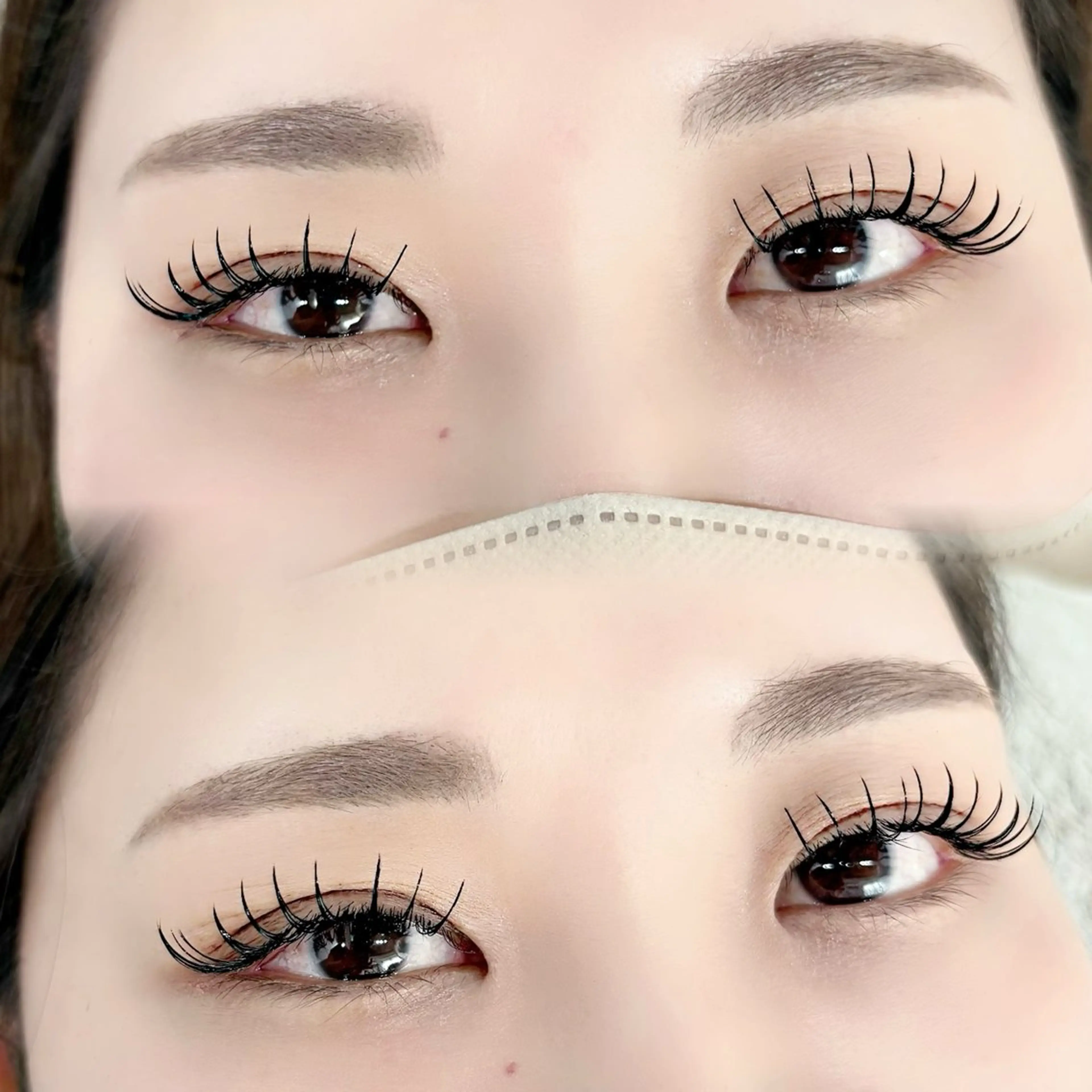 『 フラットラッシュ 』  100本（オフ込み）🍒ྀི💝 コーティング剤束感仕上げで激盛れ🎀の写真