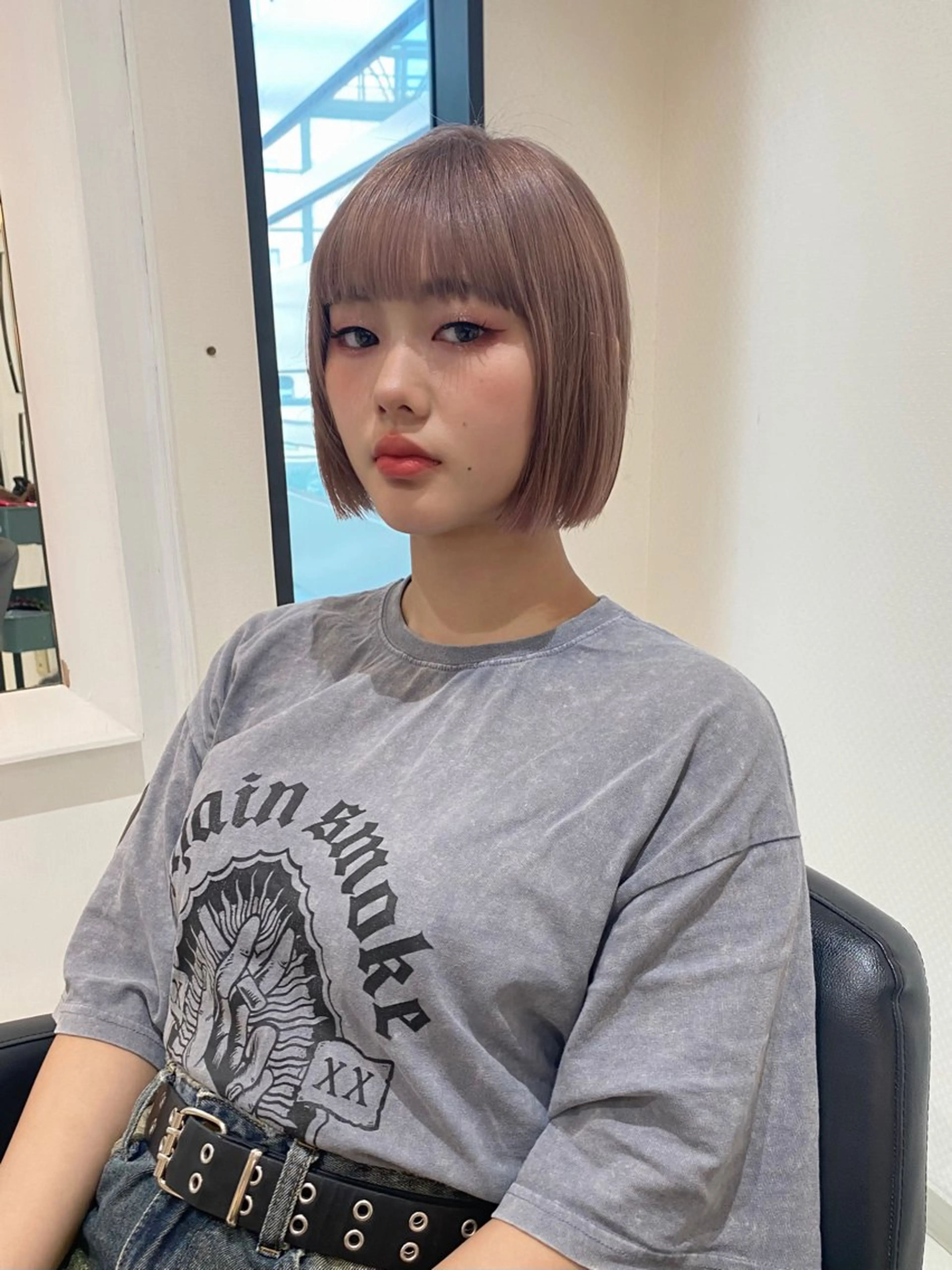 ショート カラー ボブ カット ヘアカラー トリートメント mai / linoah˚✧のヘアスタイル